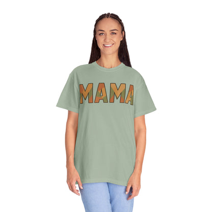 Geometric MAMA Shirt – Comfort Colors 1717 – Trendy Mom T-Shirt, Retro Mama Tee, Motherhood Graphic Tee, Stylish Mom Gift