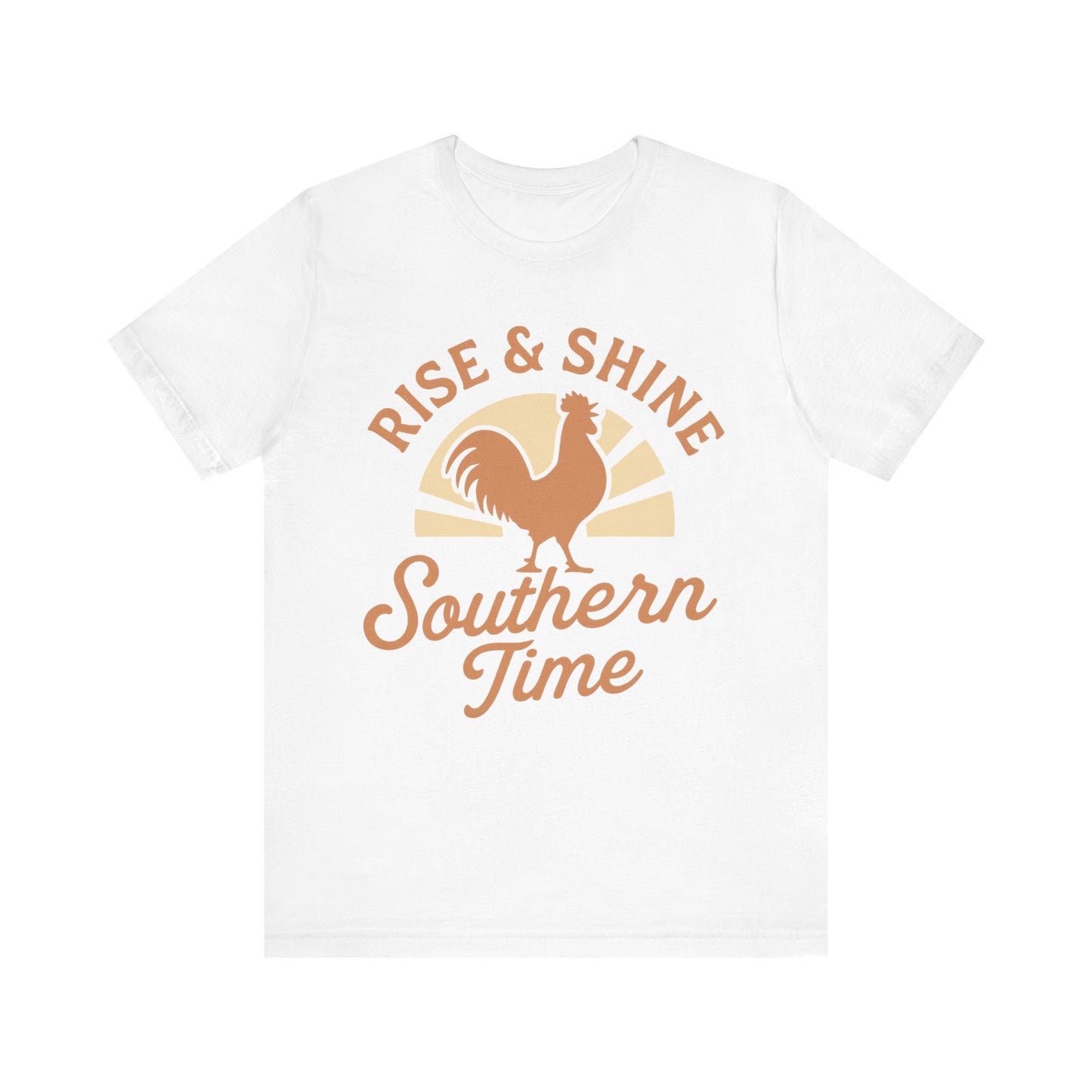 Rise & Shine Southern Time T-Shirt | Retro Rooster Farm Tee