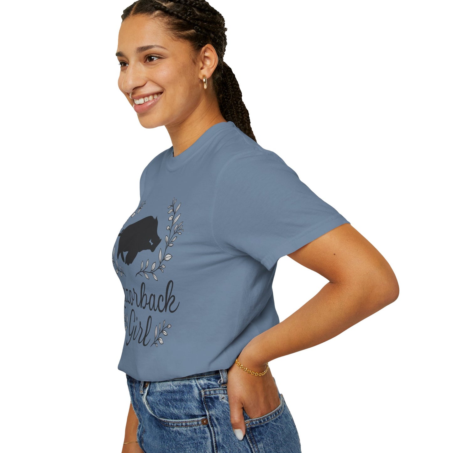 ARKANSAS Razorback Girl Tee – Arkansas Pride Meets Feminine Charm