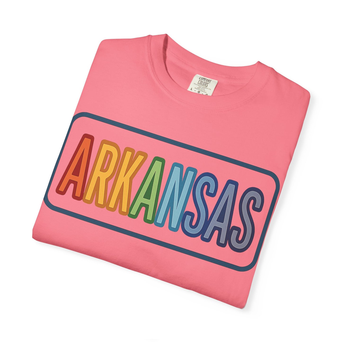 ARKANSAS Rainbow Tulle Letter Tee