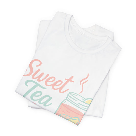Sweet Tea & Scripture T-Shirt | Pastel Southern Christian Comfort Colors Tee
