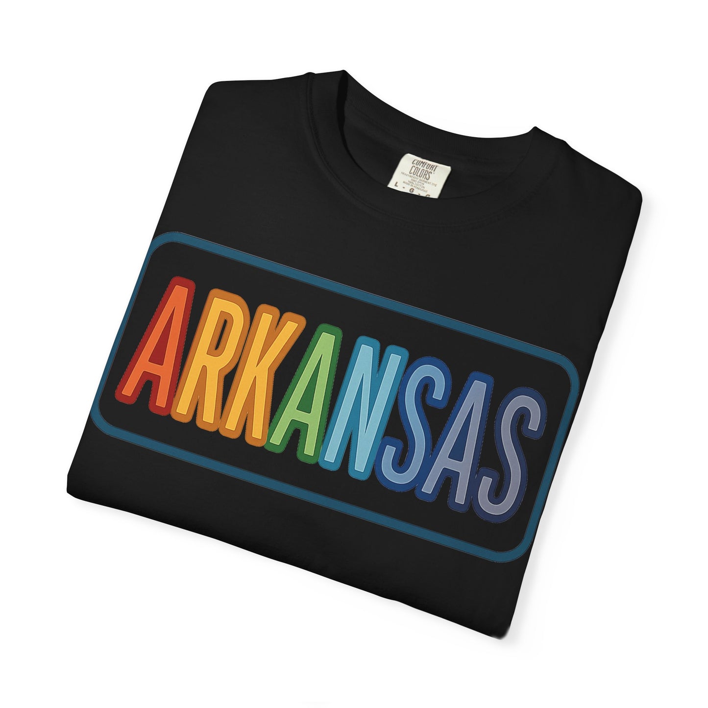 ARKANSAS Rainbow Tulle Letter Tee