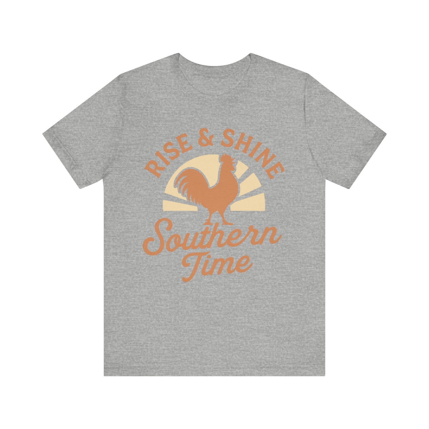 Rise & Shine Southern Time T-Shirt | Retro Rooster Farm Tee