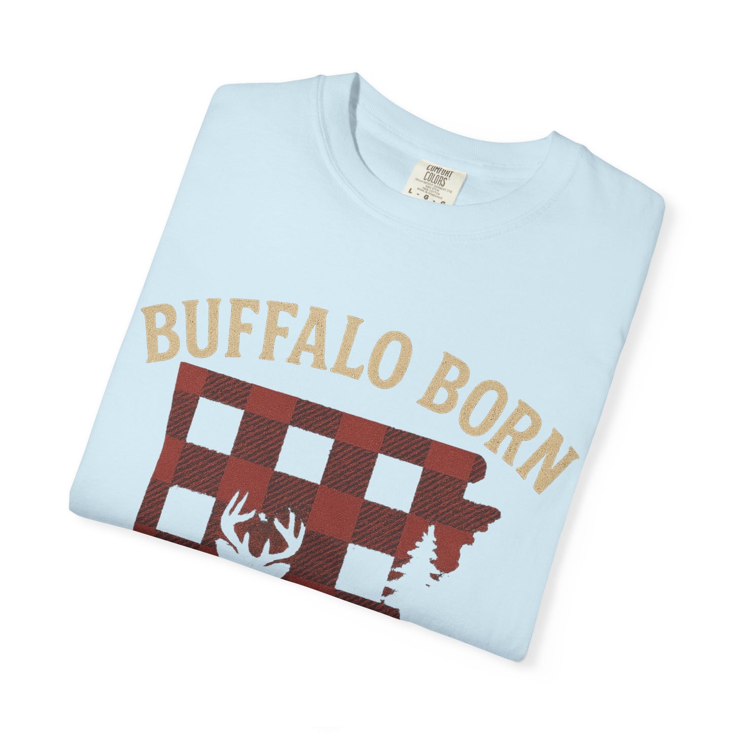 Buffalo Born, Arkansas Bred Tee  | Comfort Colors® | Rooted South Threads