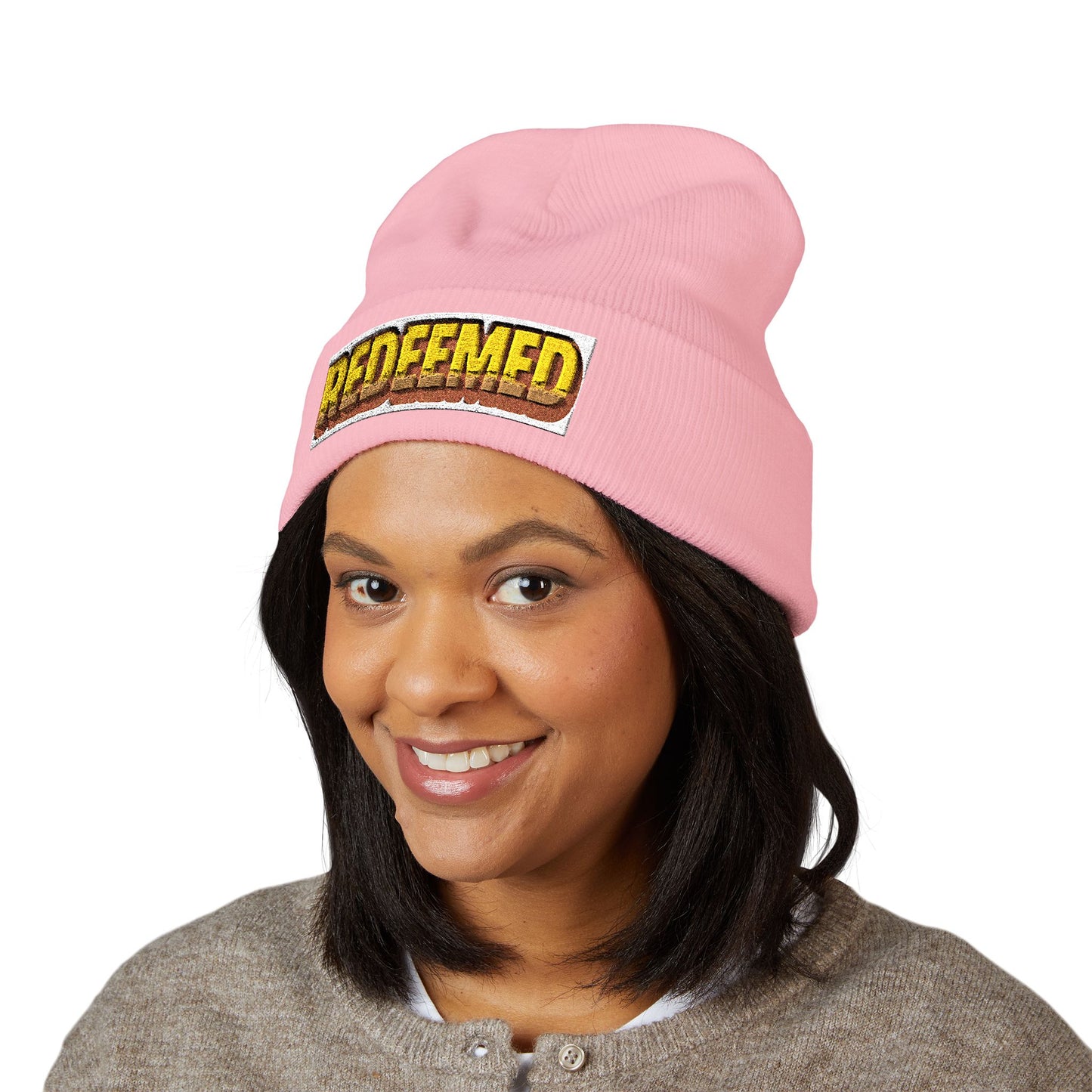 Redeemed Retro Beanie | Faith-Inspired Winter Hat by Rooted South Threads