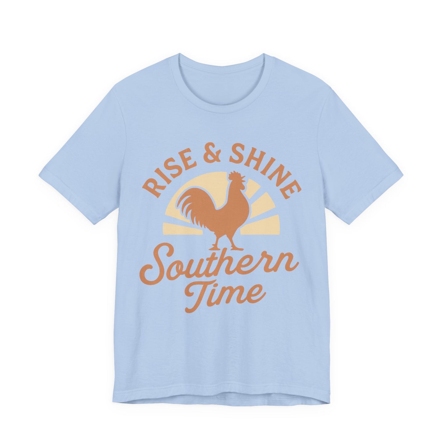 Rise & Shine Southern Time T-Shirt | Retro Rooster Farm Tee