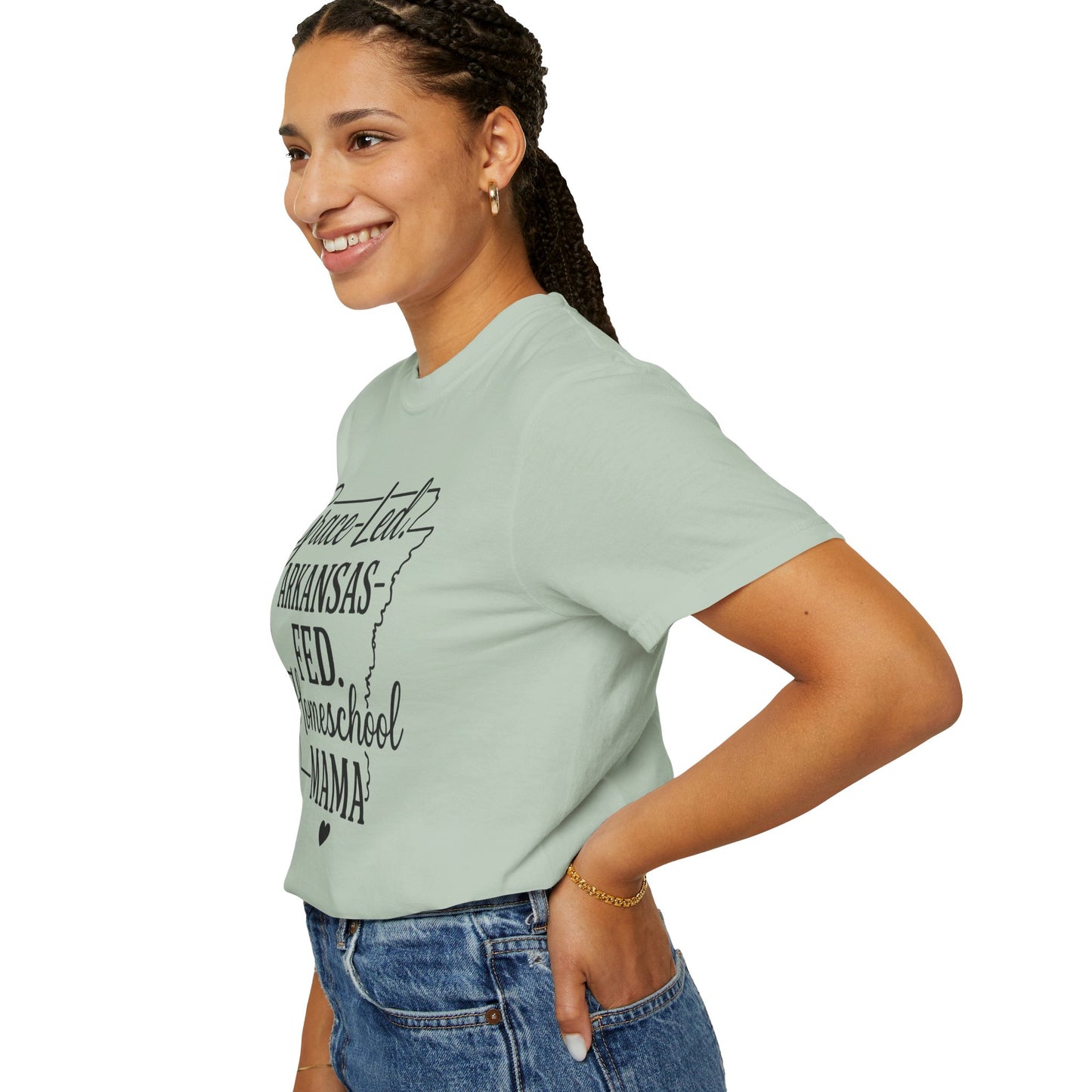 ARKANSAS Grace-Led. Arkansas Fed. Homeschool Mama T-Shirt