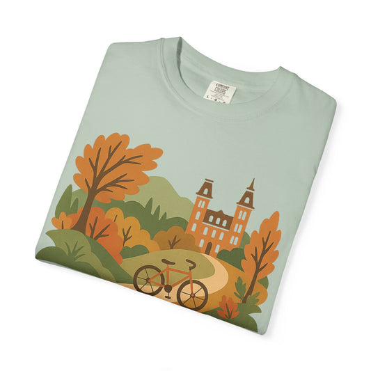 Fayetteville Arkansas Shirt | The Heart of the Ozarks Tee | Comfort Colors Fall Bike Trail T-Shirt| Comfort Colors Tee| Comfort Colors® | Rooted South Threads