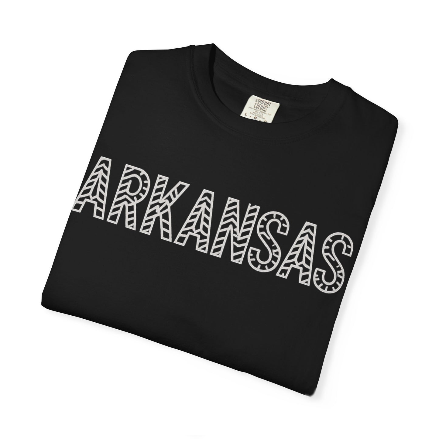 ARKANSAS Chevron Tee-Southern State Pride Tee | Comfort Colors® | Rooted South Threads