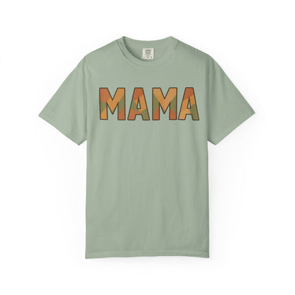 Geometric MAMA Shirt – Comfort Colors 1717 – Trendy Mom T-Shirt, Retro Mama Tee, Motherhood Graphic Tee, Stylish Mom Gift