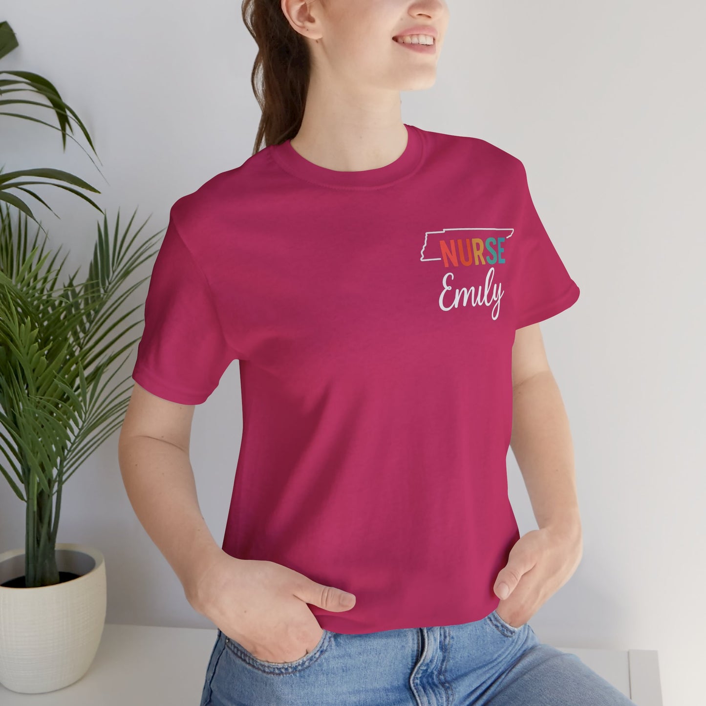 Tennessee Nurse Shirt – Personalized State Pride Tee for Nurses with Personalized Name