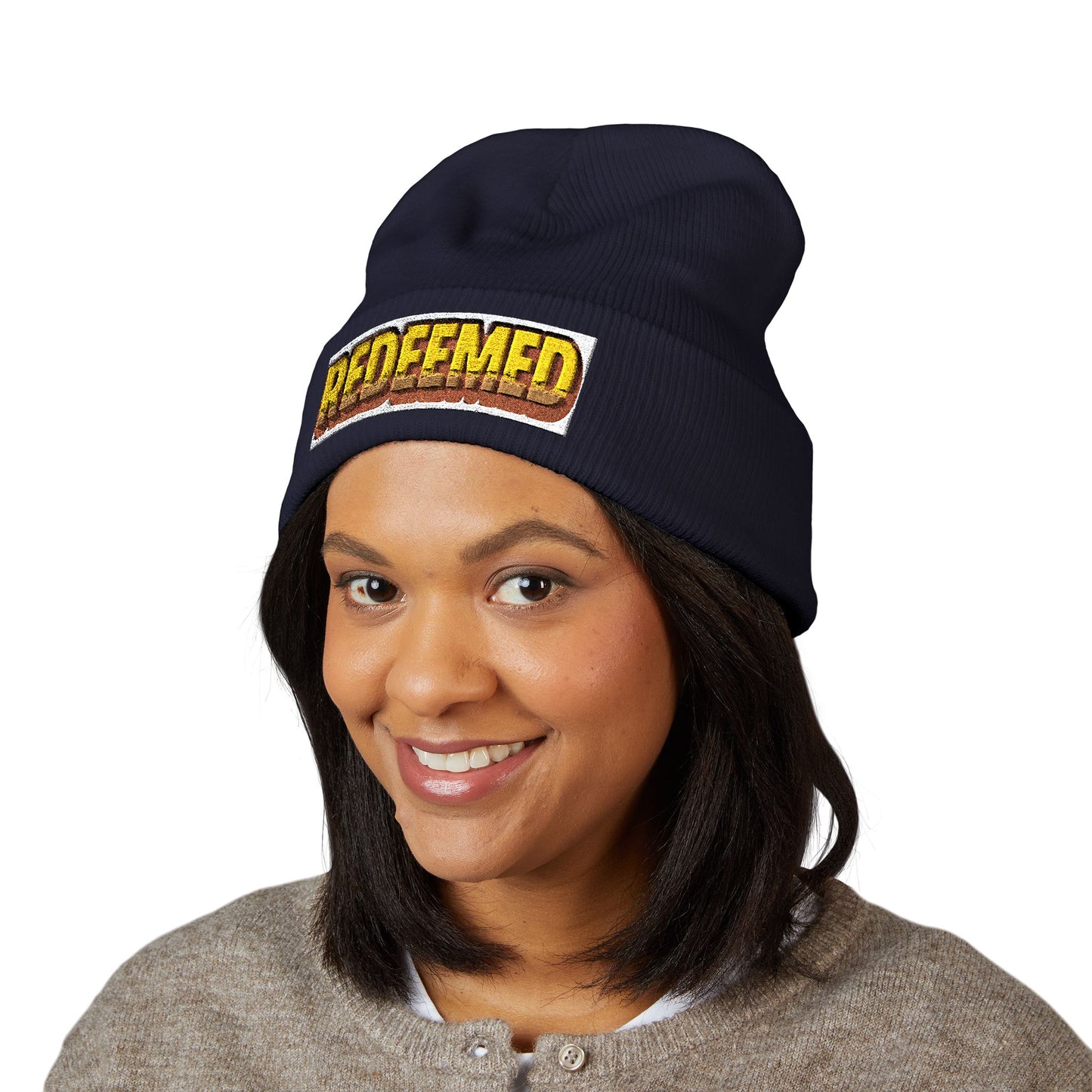 Redeemed Retro Beanie | Faith-Inspired Winter Hat by Rooted South Threads