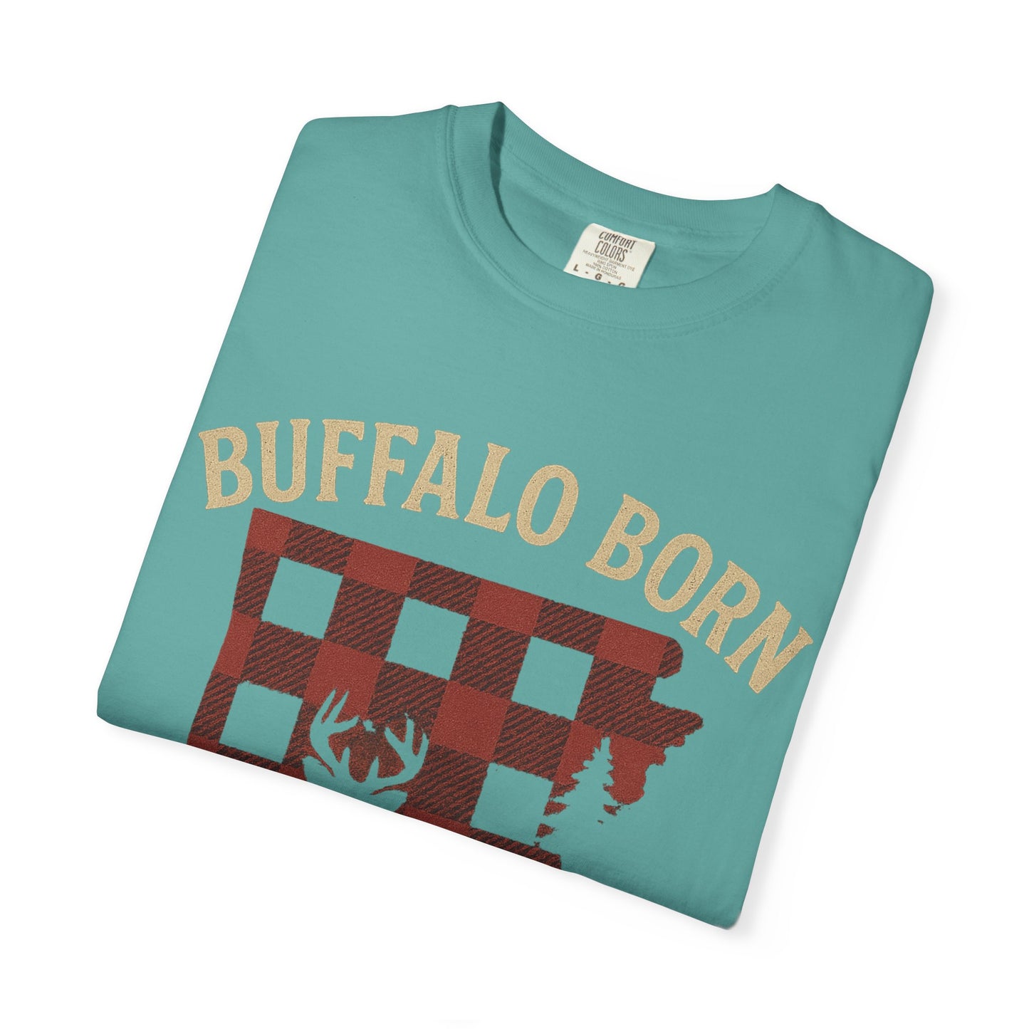Buffalo Born, Arkansas Bred Tee  | Comfort Colors® | Rooted South Threads