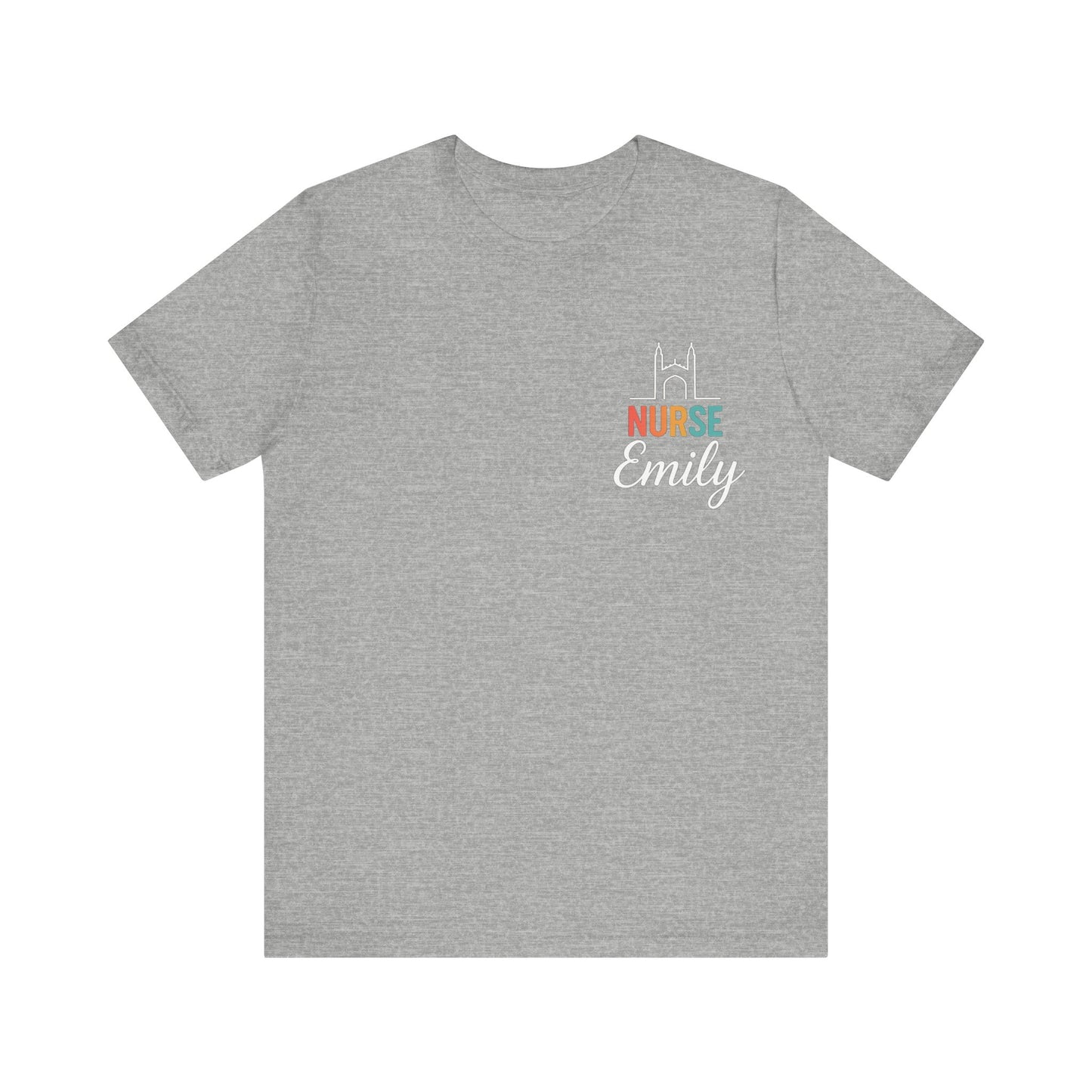 Nurse Emily Cambridge UK Skyline Shirt – Personalized Nurse Tee