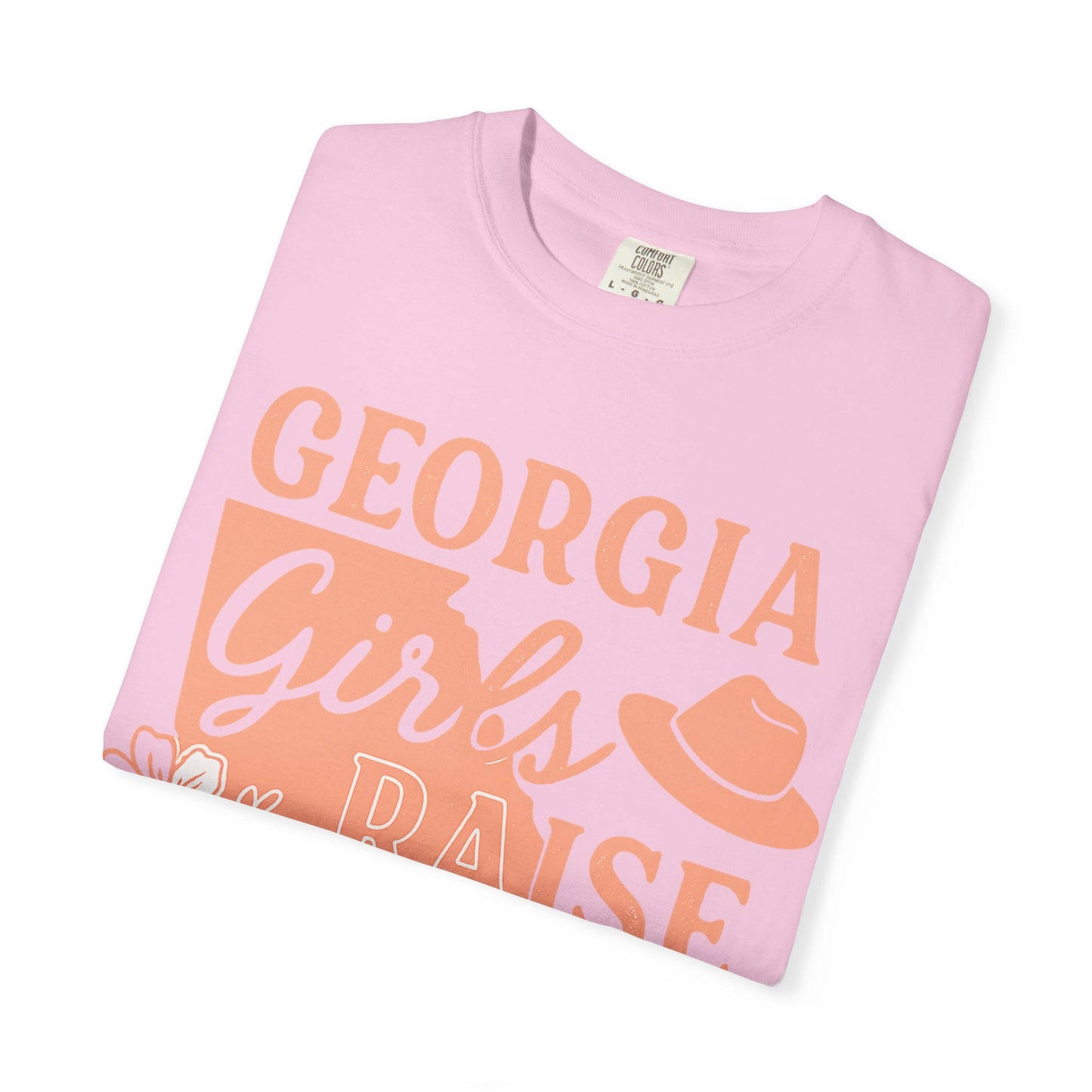 Georgia Girls Raise Tough Kids Shirt | Southern Mom Pride Tee | Comfort Colors Graphic T-Shirt
