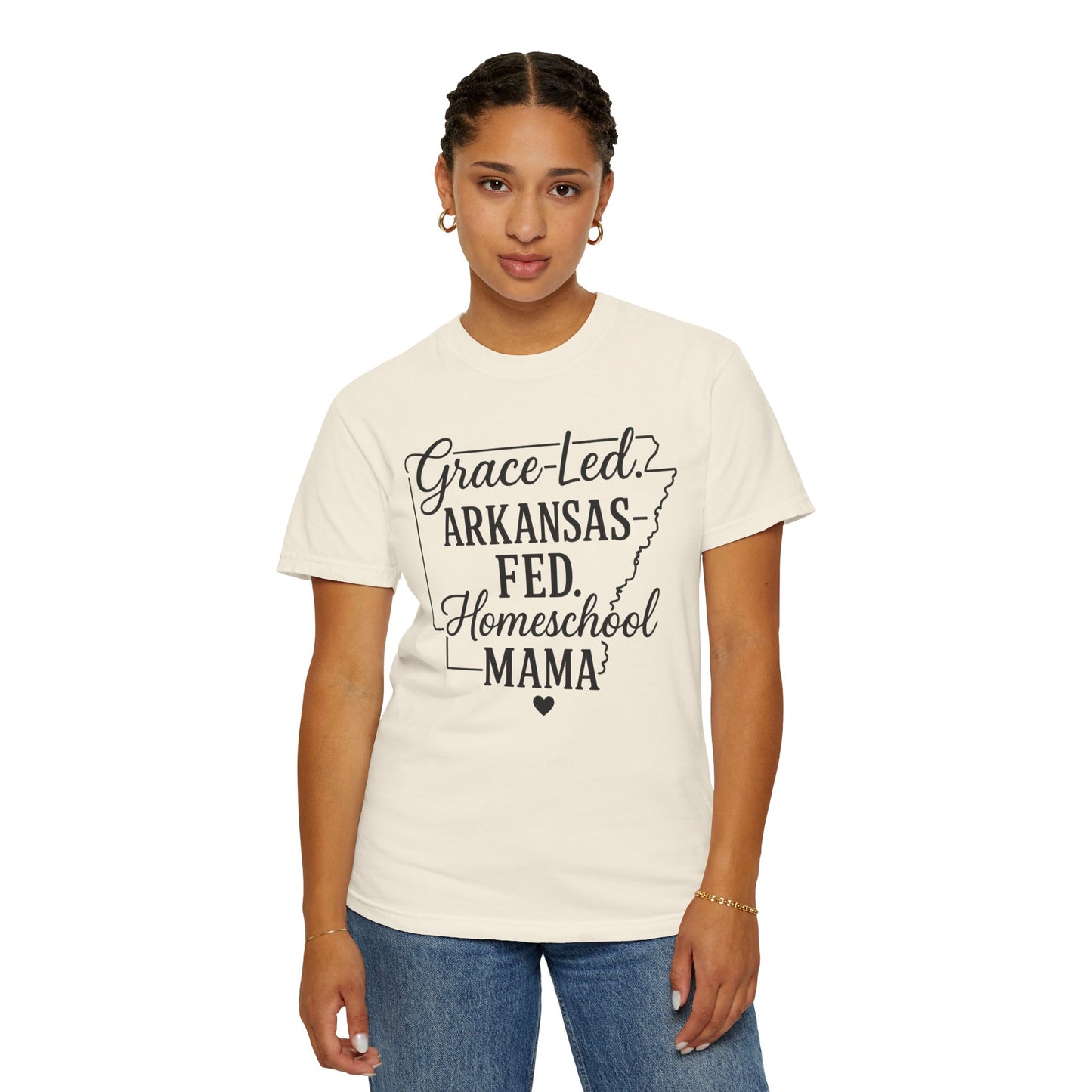 ARKANSAS Grace-Led. Arkansas Fed. Homeschool Mama T-Shirt
