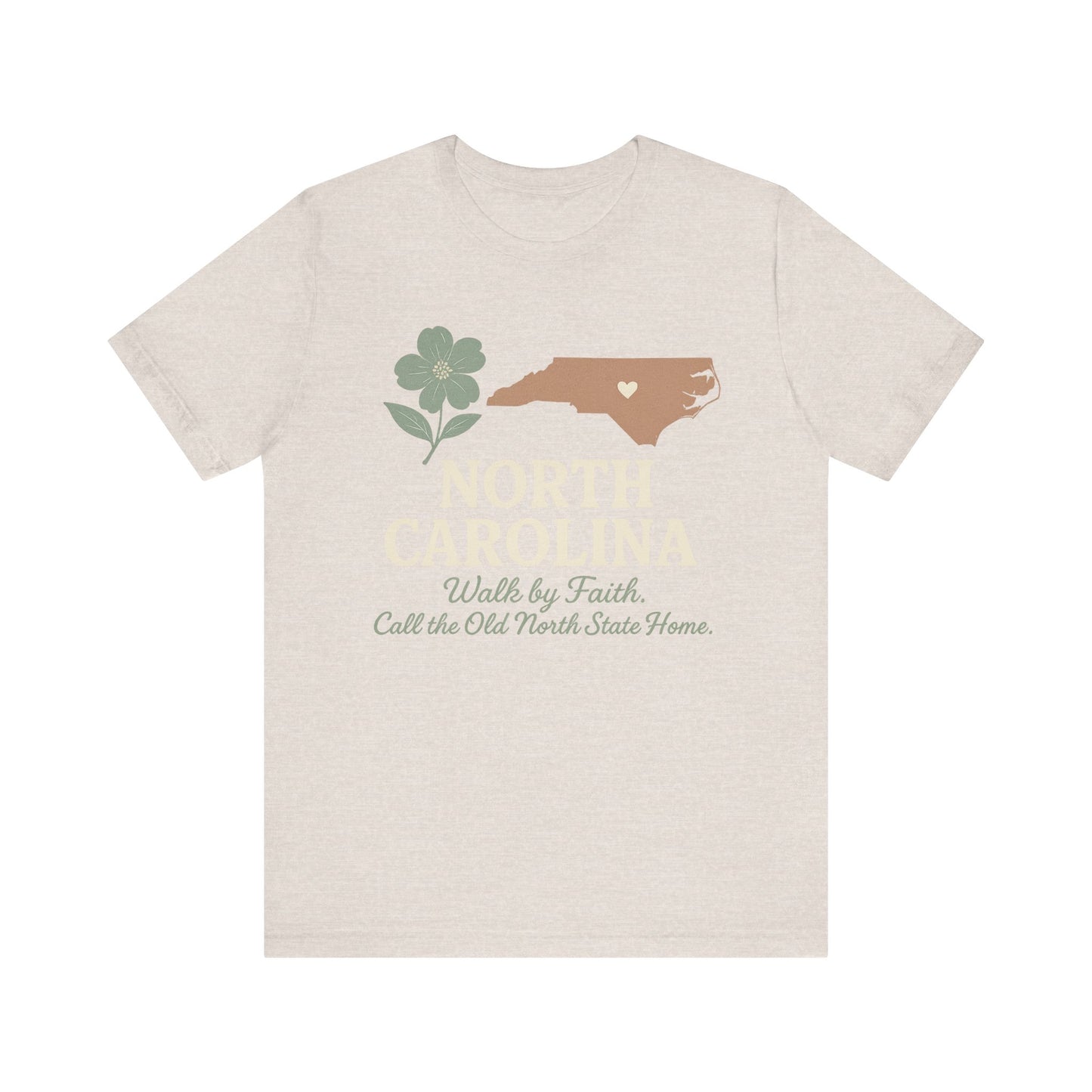 North Carolina Faith Christian Tee Unisex Jersey Short Sleeve