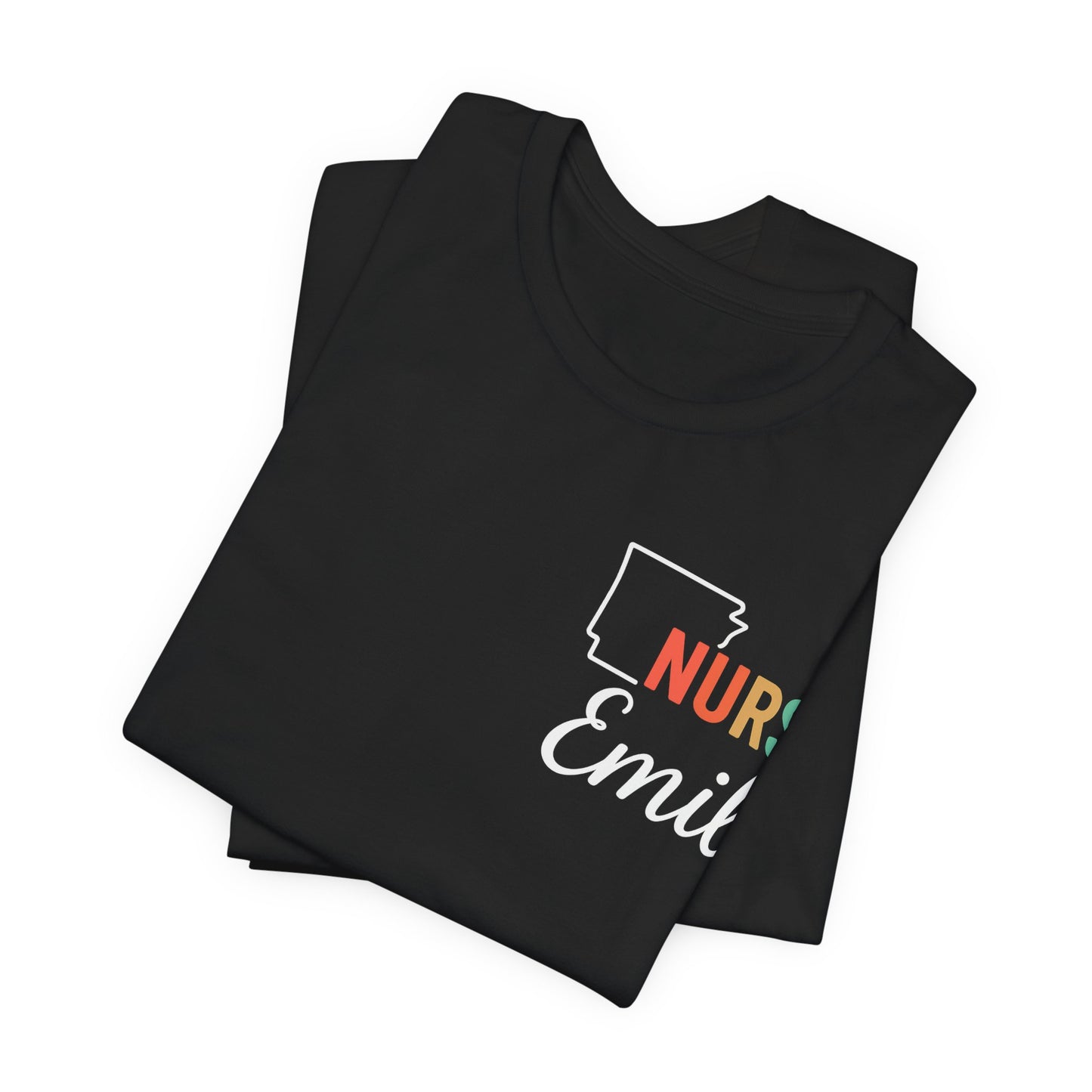 Arkansas Nurse Shirt – Custom State Pride Tee for Nurses with Personalized Name