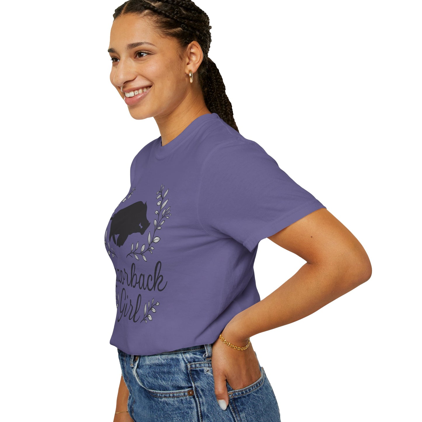 ARKANSAS Razorback Girl Tee – Arkansas Pride Meets Feminine Charm