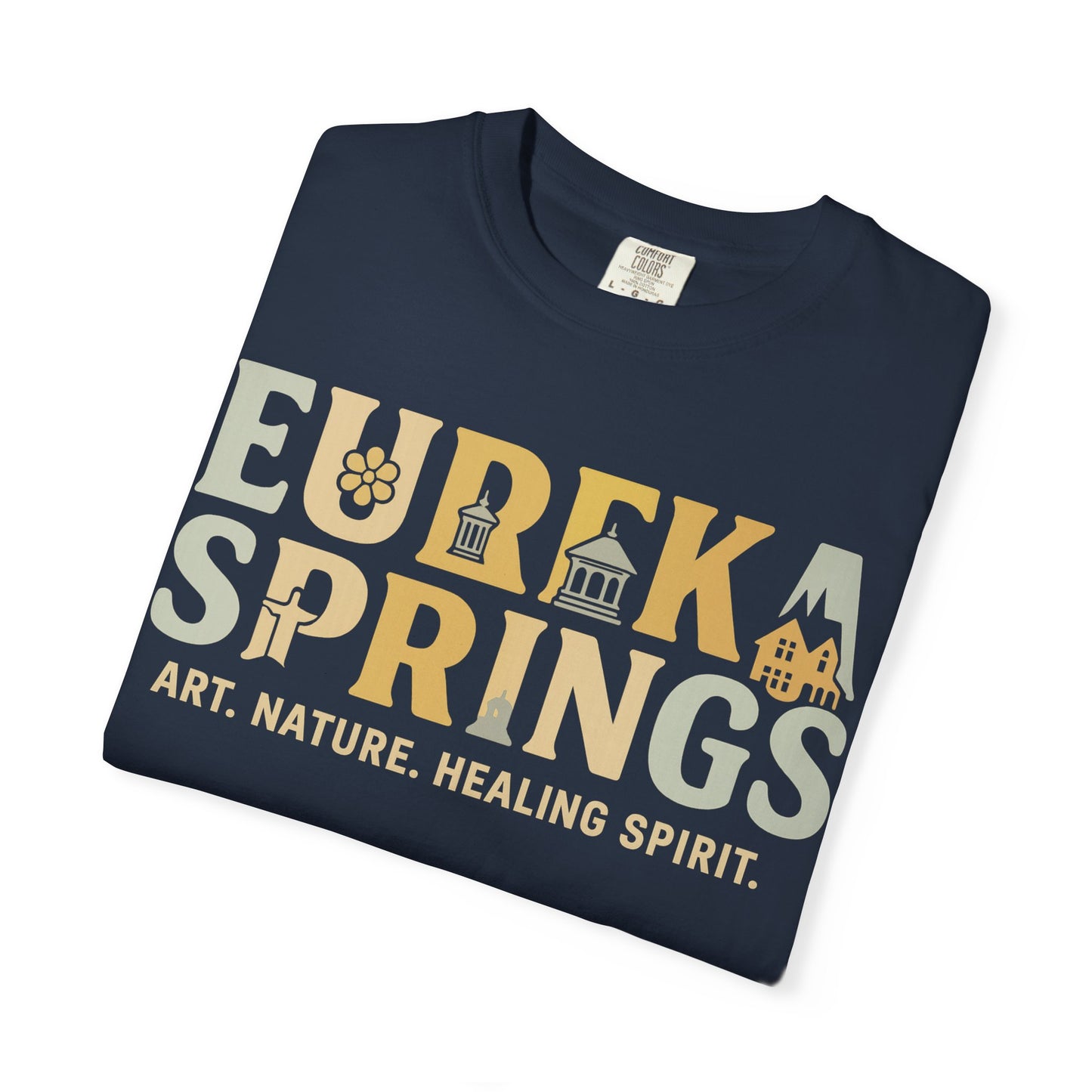 Eureka Springs Arkansas Tee – Art, Nature & Healing Spirit | Rooted South Threads