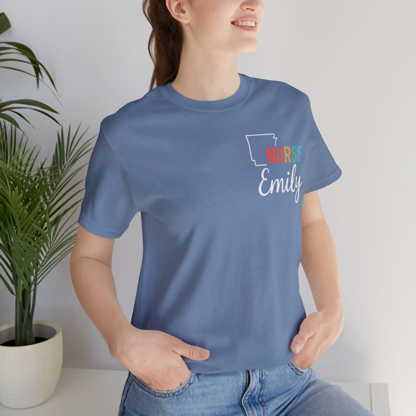 Arkansas Nurse Shirt – Custom State Pride Tee for Nurses with Personalized Name