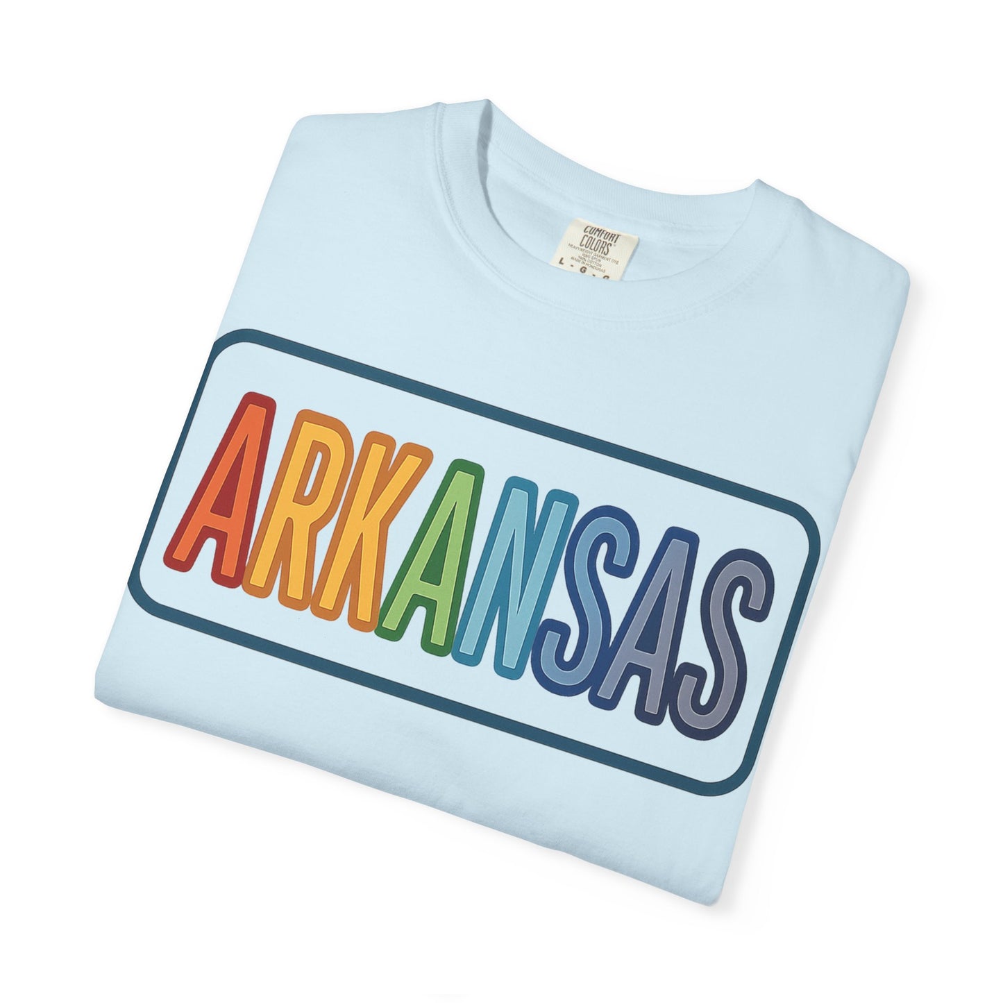 ARKANSAS Rainbow Tulle Letter Tee
