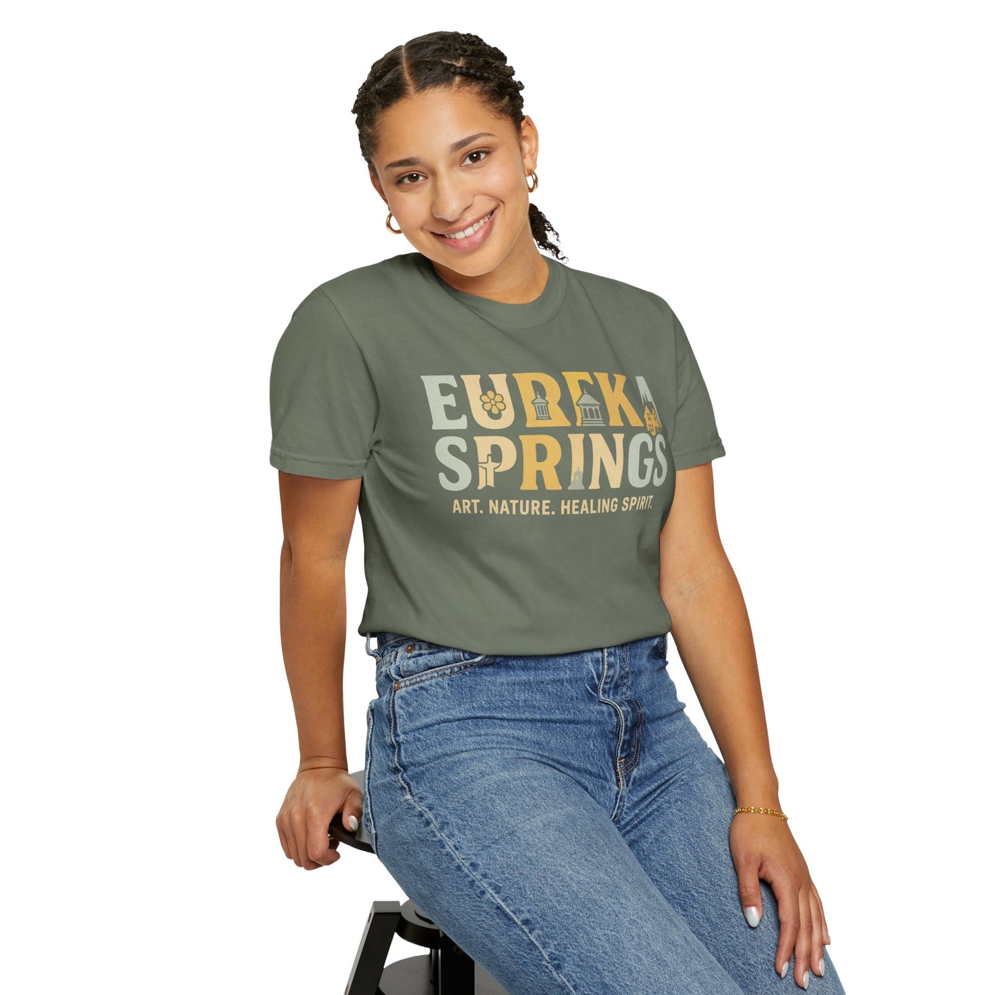 Eureka Springs Arkansas Tee – Art, Nature & Healing Spirit | Rooted South Threads