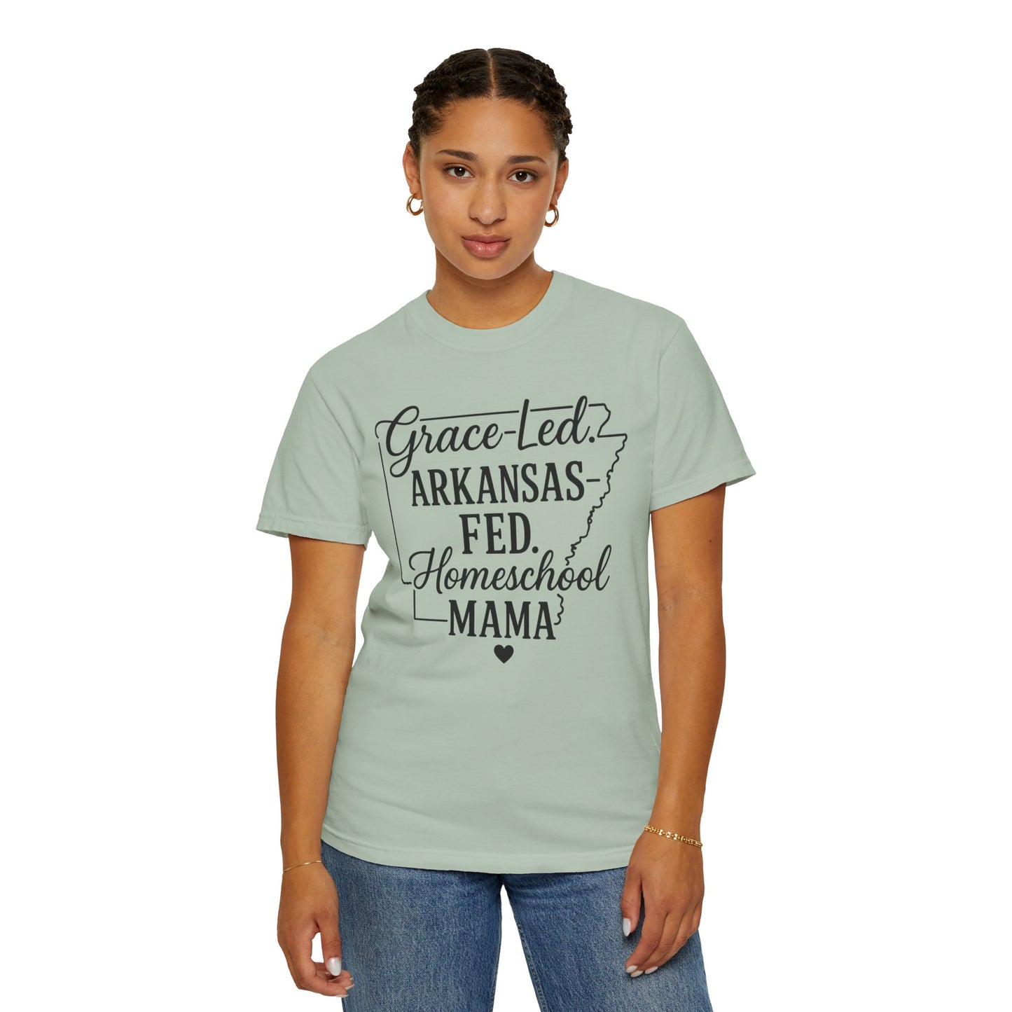 ARKANSAS Grace-Led. Arkansas Fed. Homeschool Mama T-Shirt