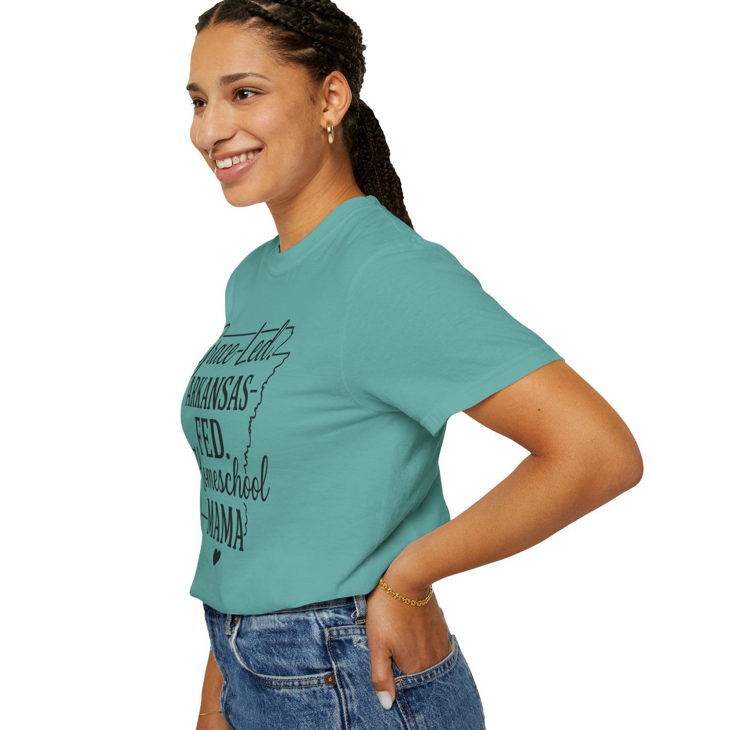 ARKANSAS Grace-Led. Arkansas Fed. Homeschool Mama T-Shirt