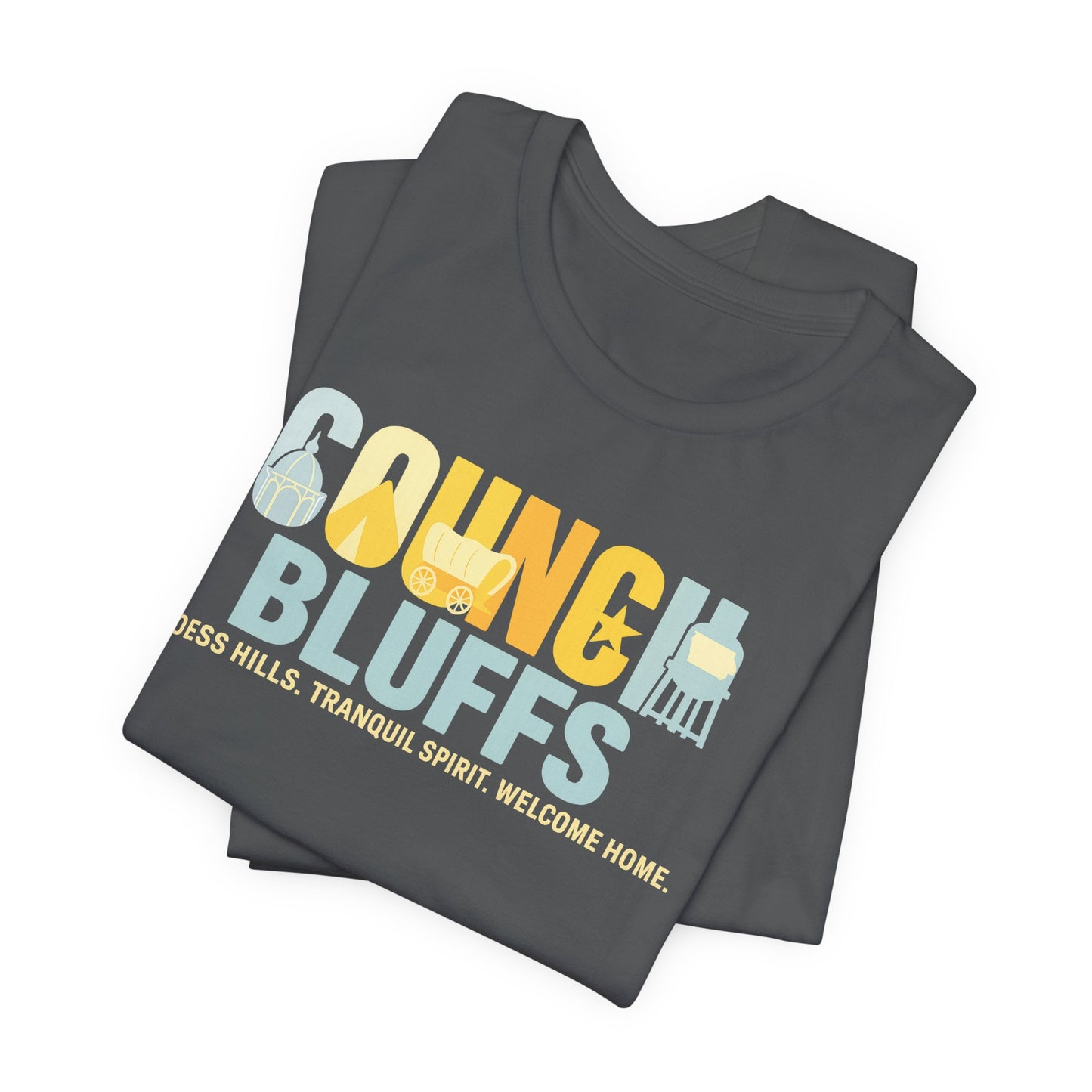 Council Bluffs T-Shirt – Loess Hills Pride & Iowa Heartland Tee | Rooted South Threads