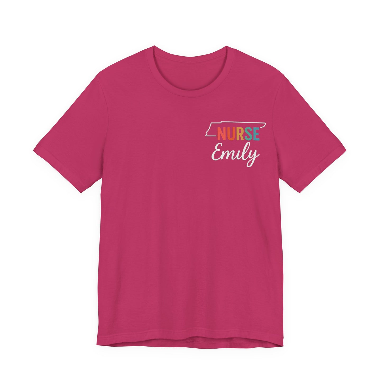 Tennessee Nurse Shirt – Personalized State Pride Tee for Nurses with Personalized Name