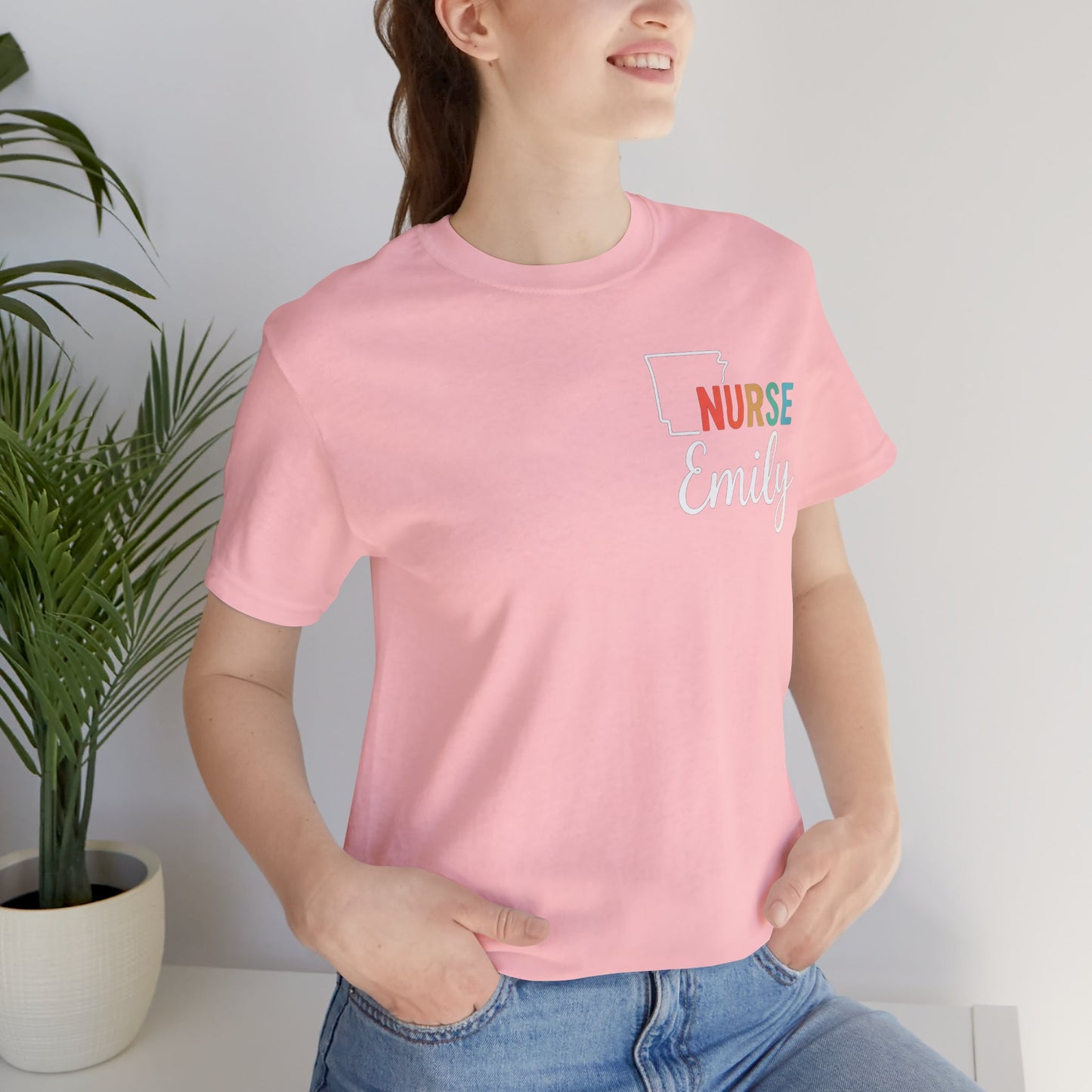 Arkansas Nurse Shirt – Custom State Pride Tee for Nurses with Personalized Name