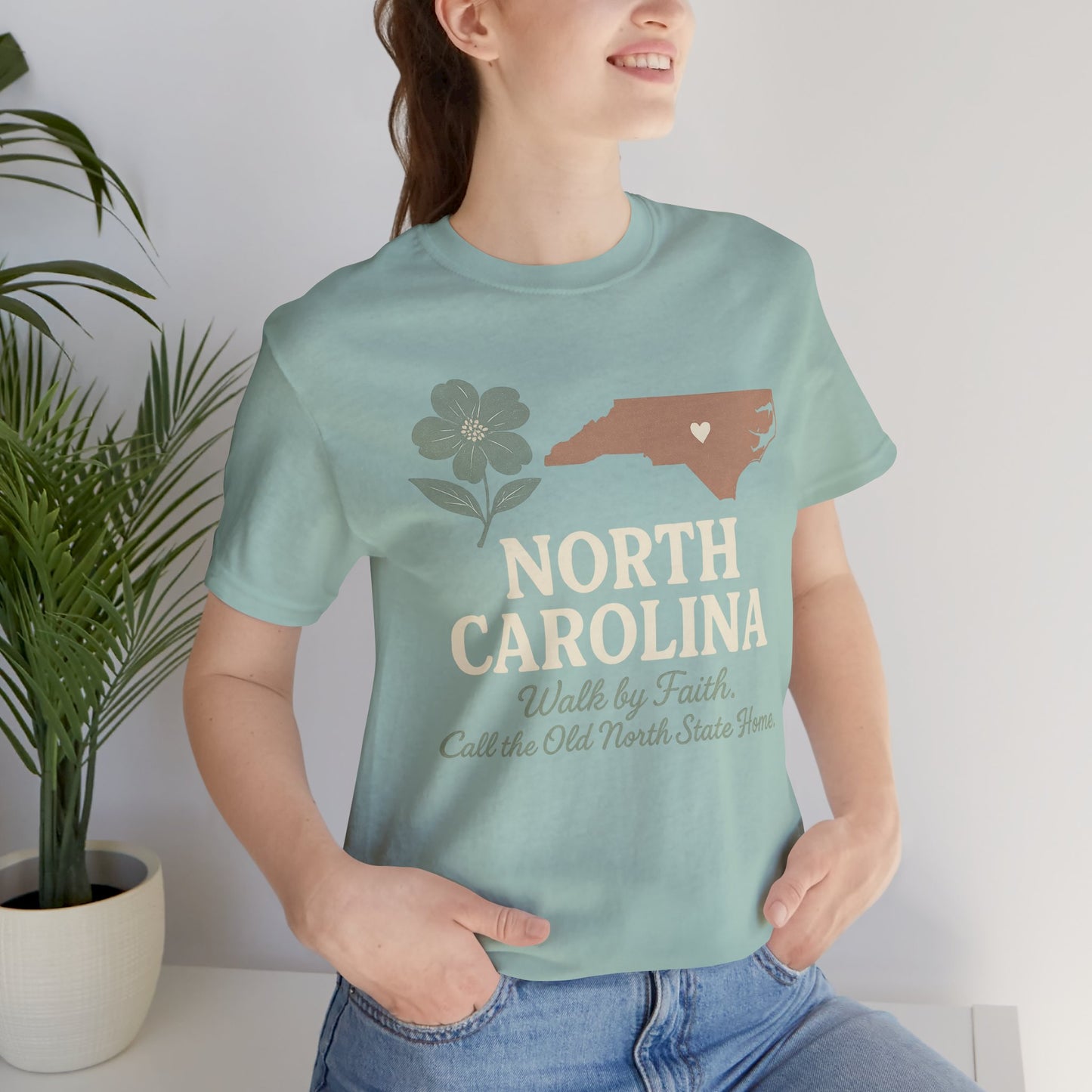 North Carolina Faith Christian Tee Unisex Jersey Short Sleeve