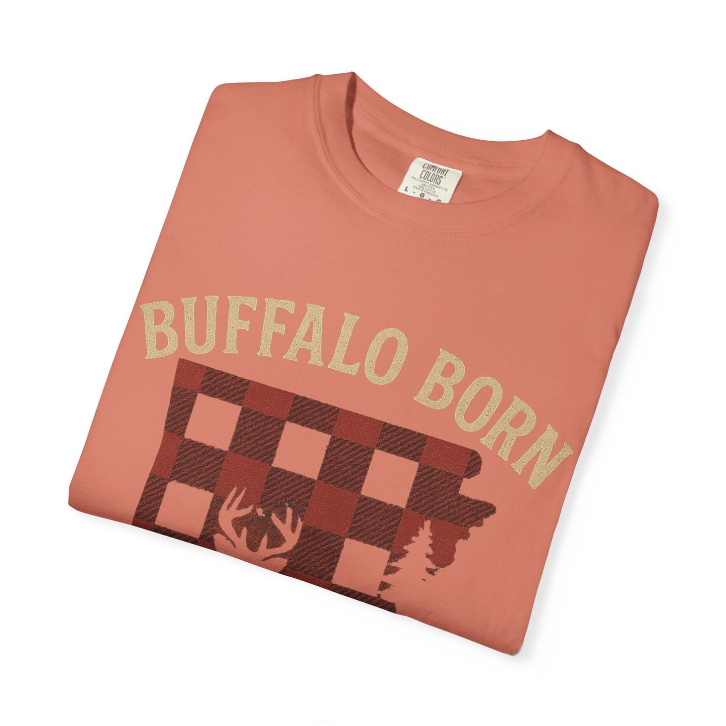 Buffalo Born, Arkansas Bred Tee  | Comfort Colors® | Rooted South Threads
