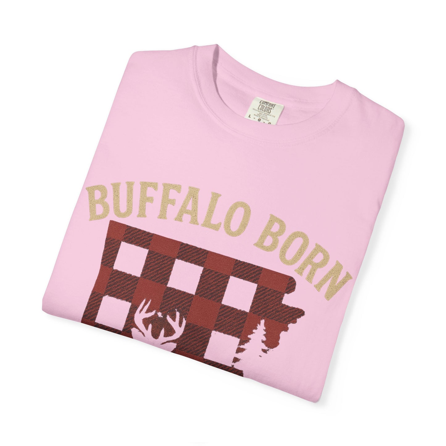 Buffalo Born, Arkansas Bred Tee  | Comfort Colors® | Rooted South Threads