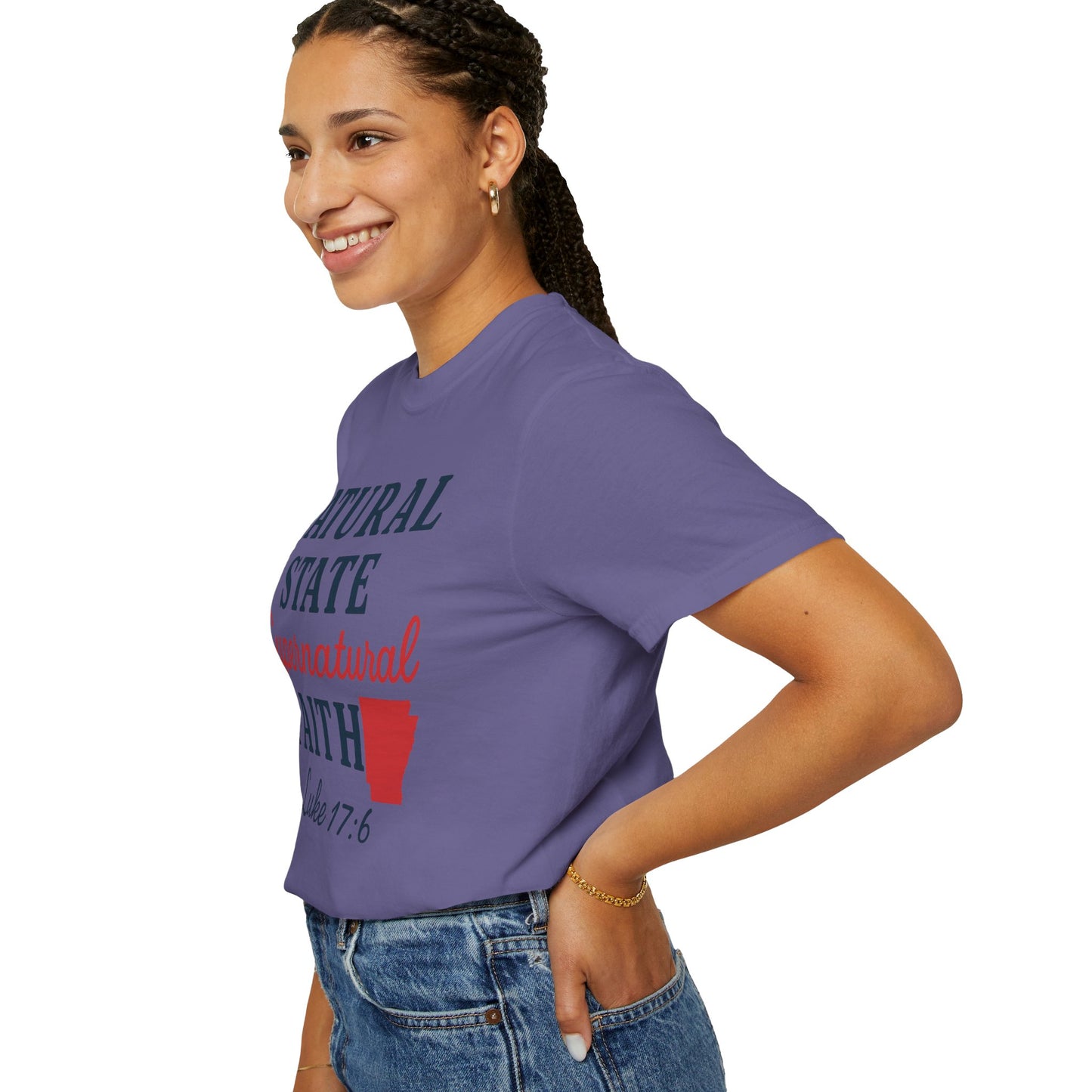 ARKANSAS Natural State, Supernatural Faith – Arkansas Scripture Tee