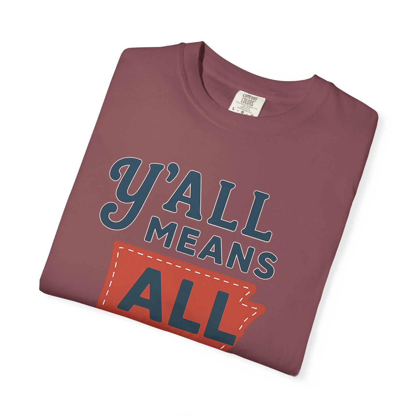 Y’all Means All – Arkansas Inclusion Tee | Natural State Pride Shirt| Comfort Colors Tee| Comfort Colors® | Rooted South Threads