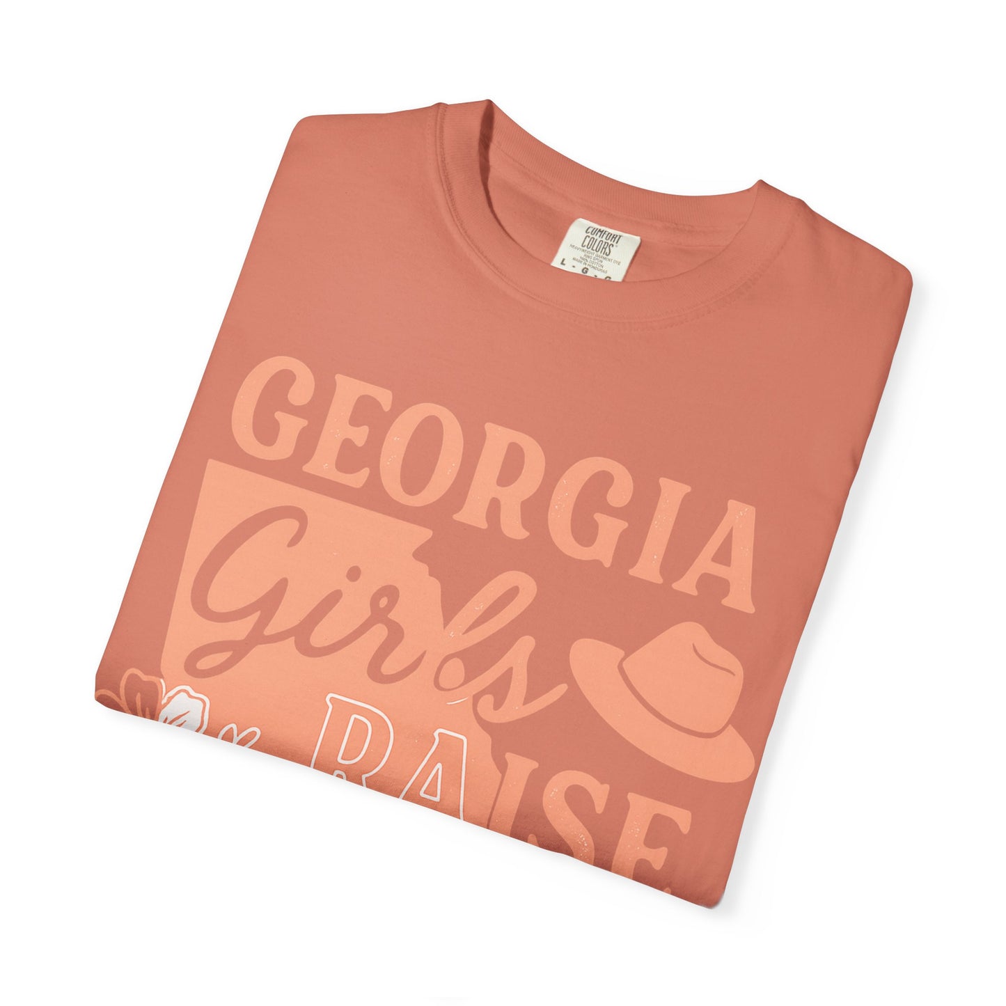 Georgia Girls Raise Tough Kids Shirt | Southern Mom Pride Tee | Comfort Colors Graphic T-Shirt
