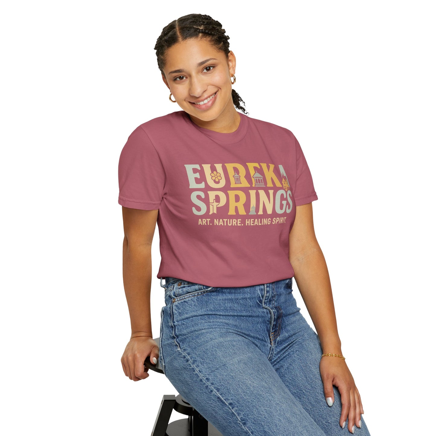 Eureka Springs Arkansas Tee – Art, Nature & Healing Spirit | Rooted South Threads