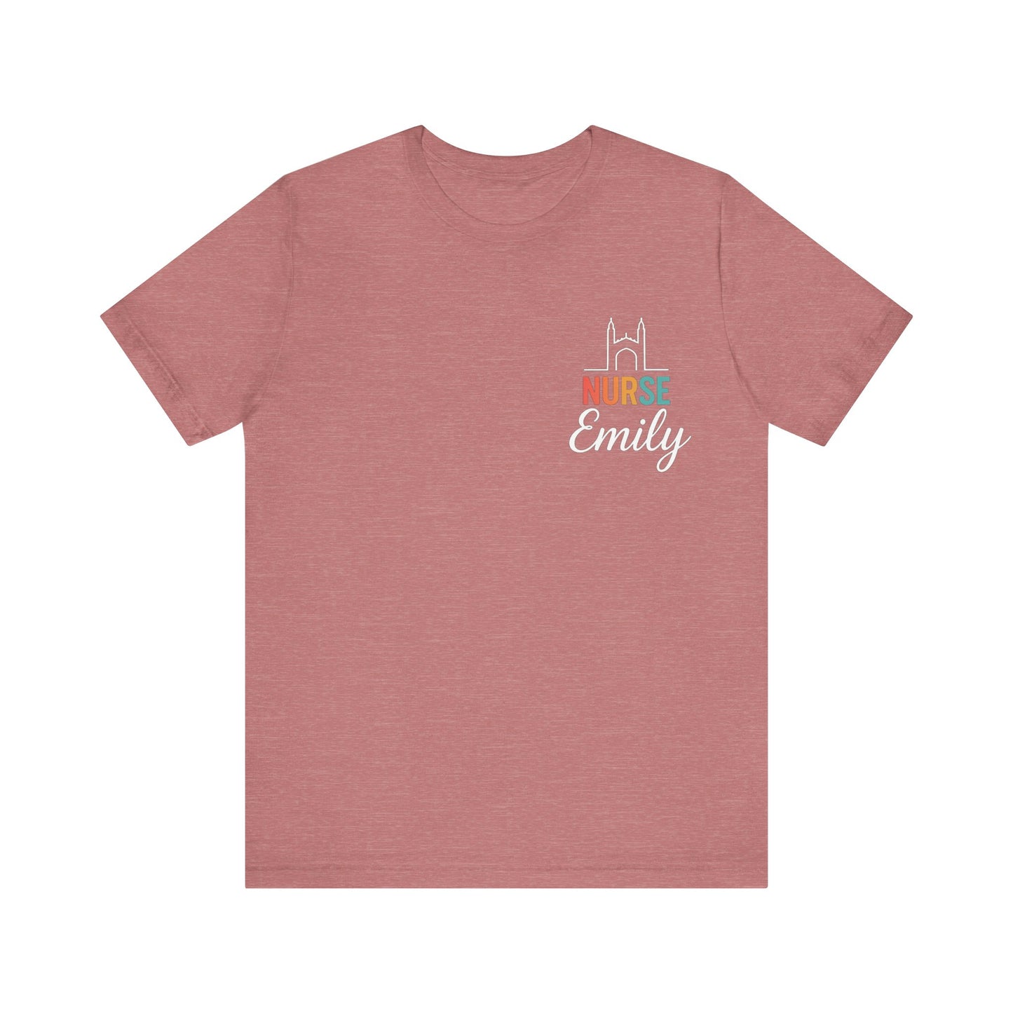 Nurse Emily Cambridge UK Skyline Shirt – Personalized Nurse Tee