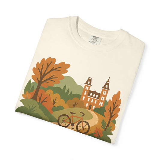 Fayetteville Arkansas Shirt | The Heart of the Ozarks Tee | Comfort Colors Fall Bike Trail T-Shirt| Comfort Colors Tee| Comfort Colors® | Rooted South Threads