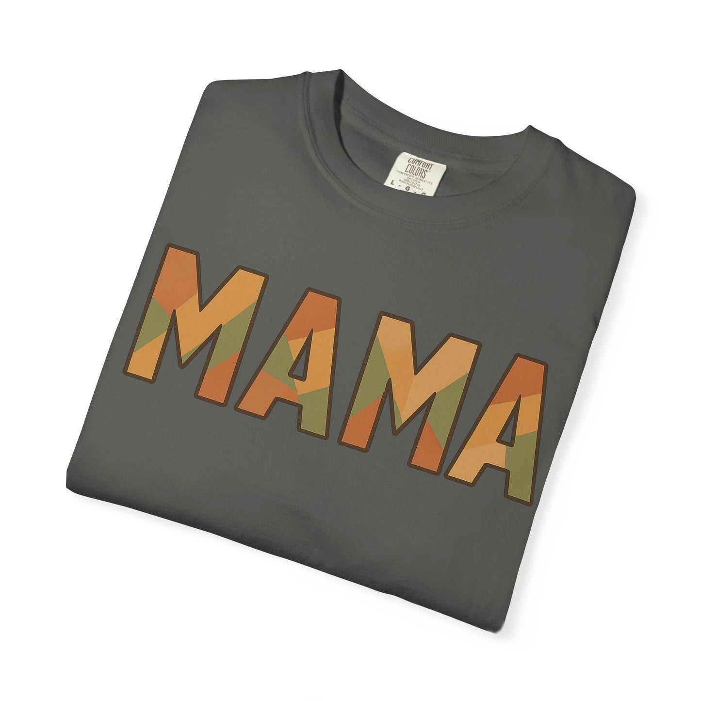 Geometric MAMA Shirt – Comfort Colors 1717 – Trendy Mom T-Shirt, Retro Mama Tee, Motherhood Graphic Tee, Stylish Mom Gift