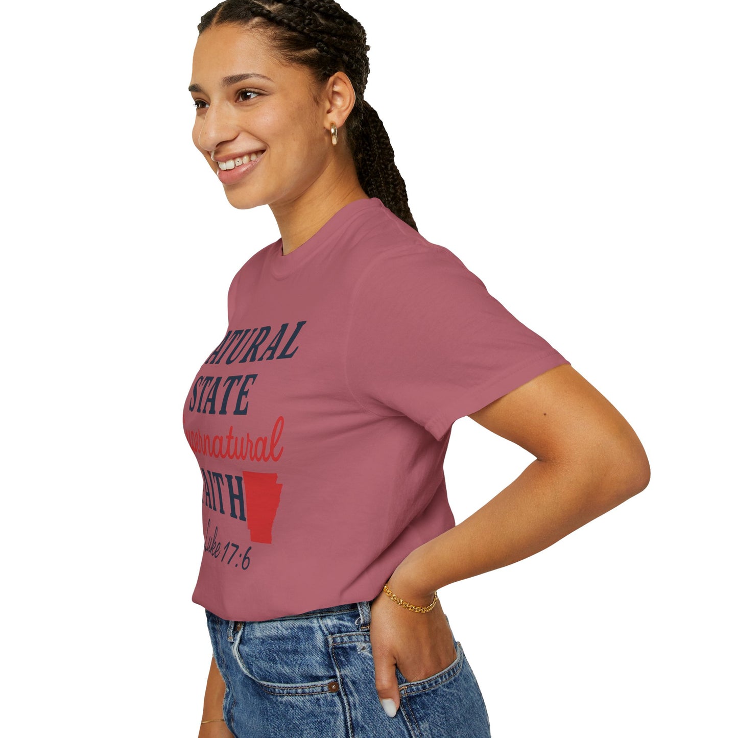 ARKANSAS Natural State, Supernatural Faith – Arkansas Scripture Tee