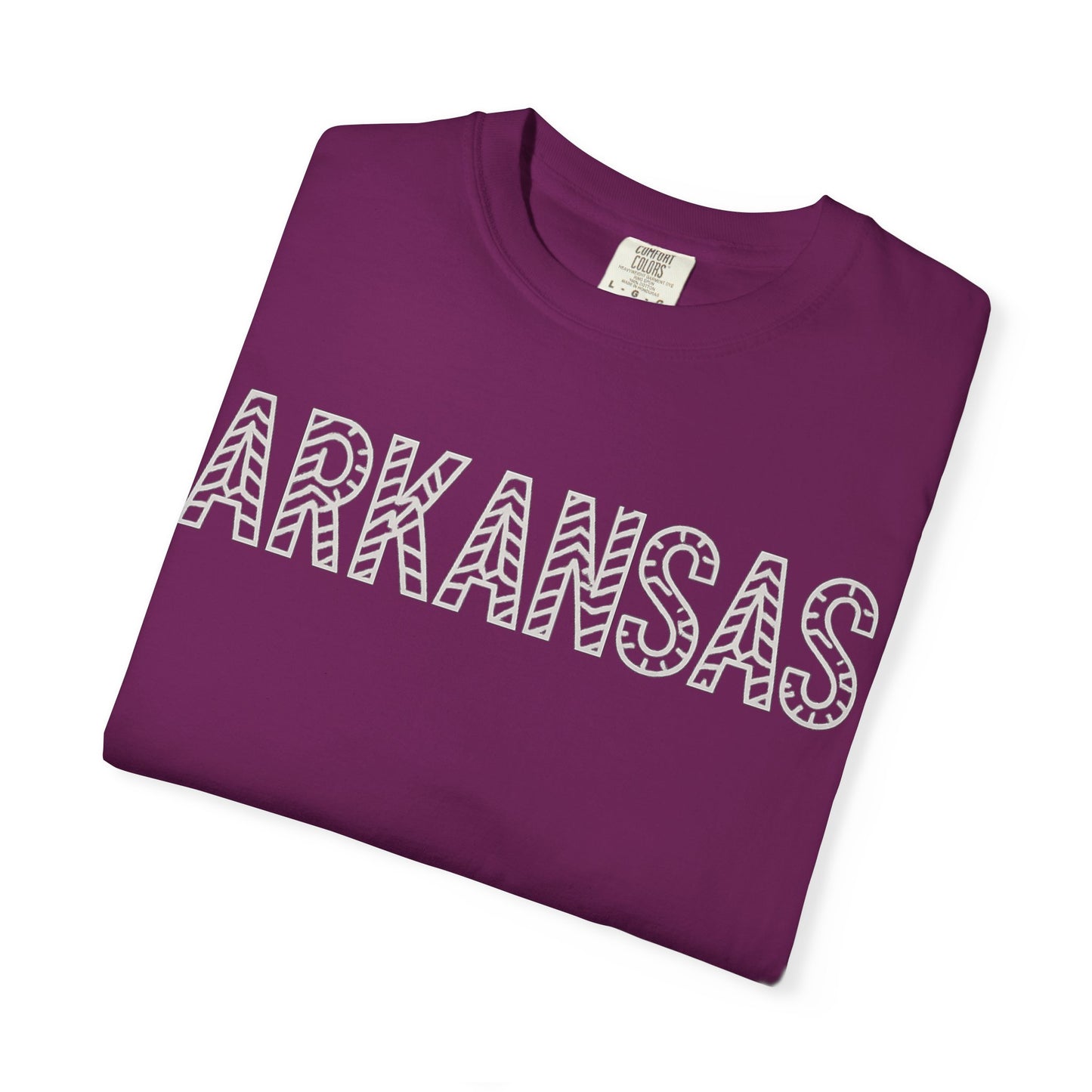 ARKANSAS Chevron Tee-Southern State Pride Tee | Comfort Colors® | Rooted South Threads