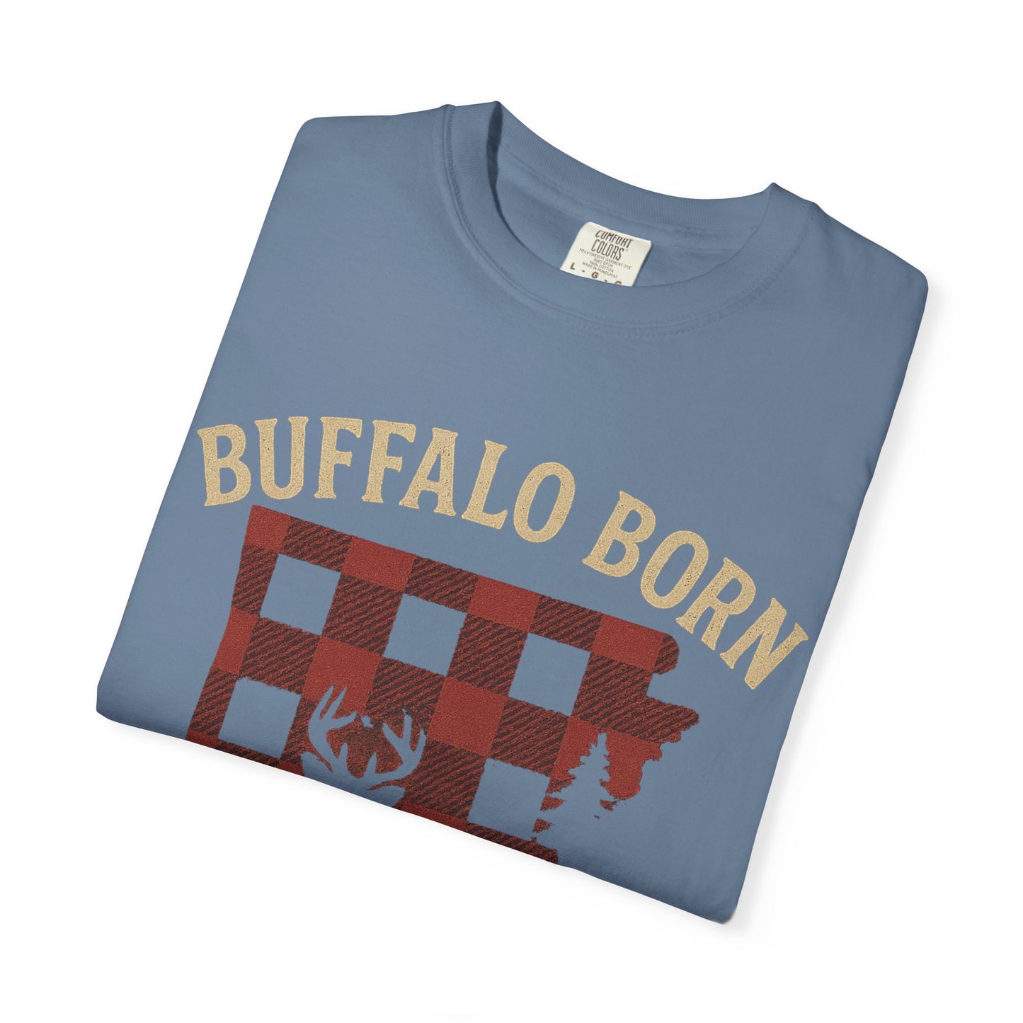 Buffalo Born, Arkansas Bred Tee  | Comfort Colors® | Rooted South Threads