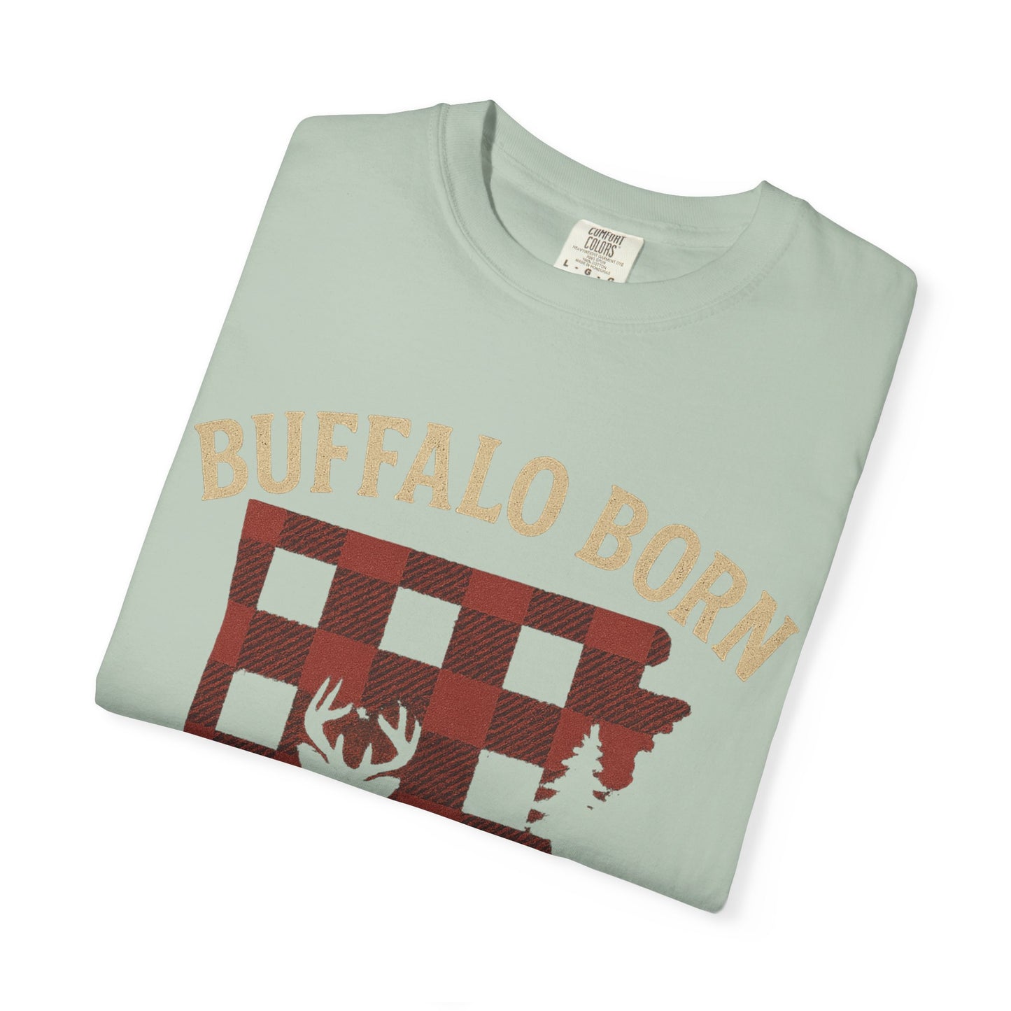 Buffalo Born, Arkansas Bred Tee  | Comfort Colors® | Rooted South Threads