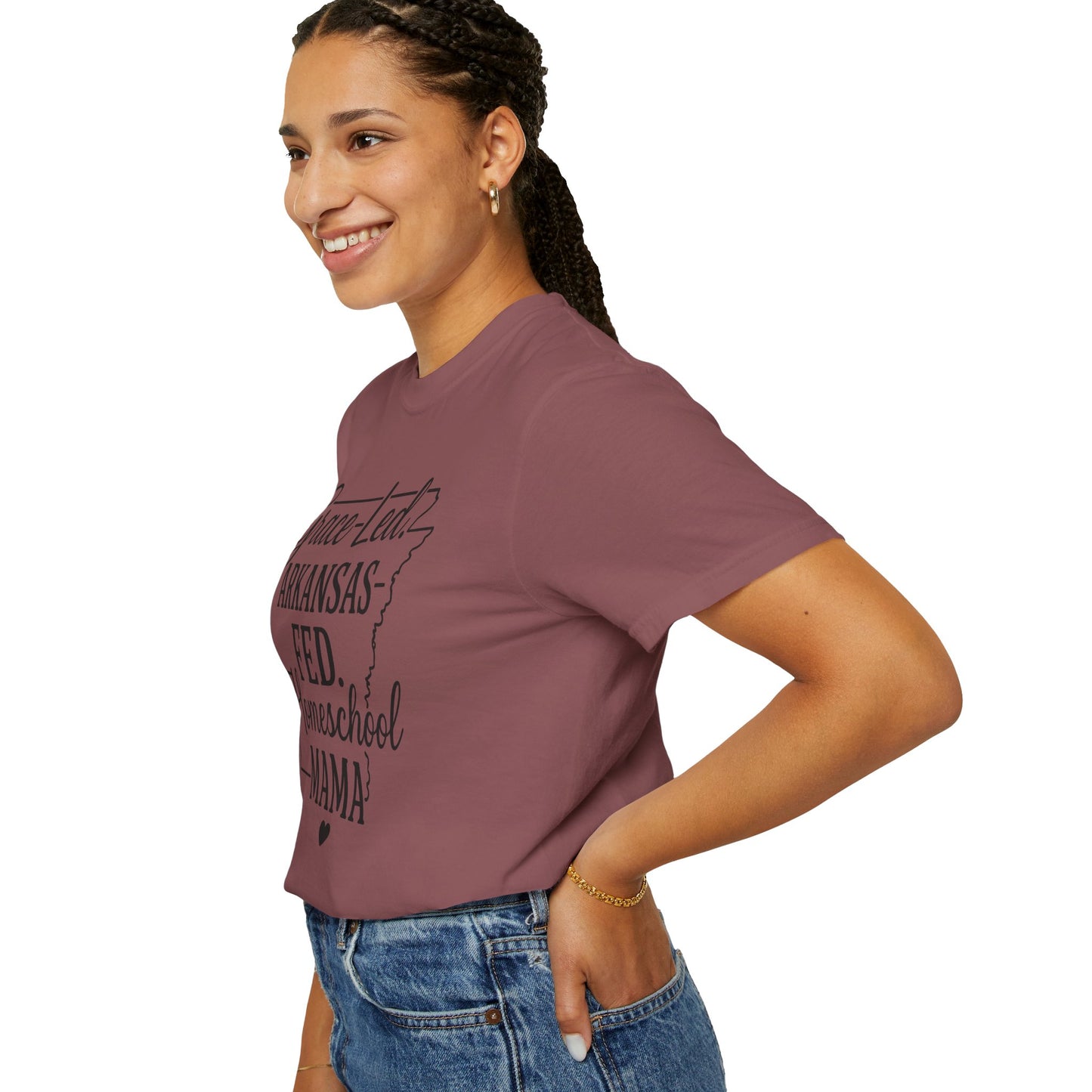 ARKANSAS Grace-Led. Arkansas Fed. Homeschool Mama T-Shirt