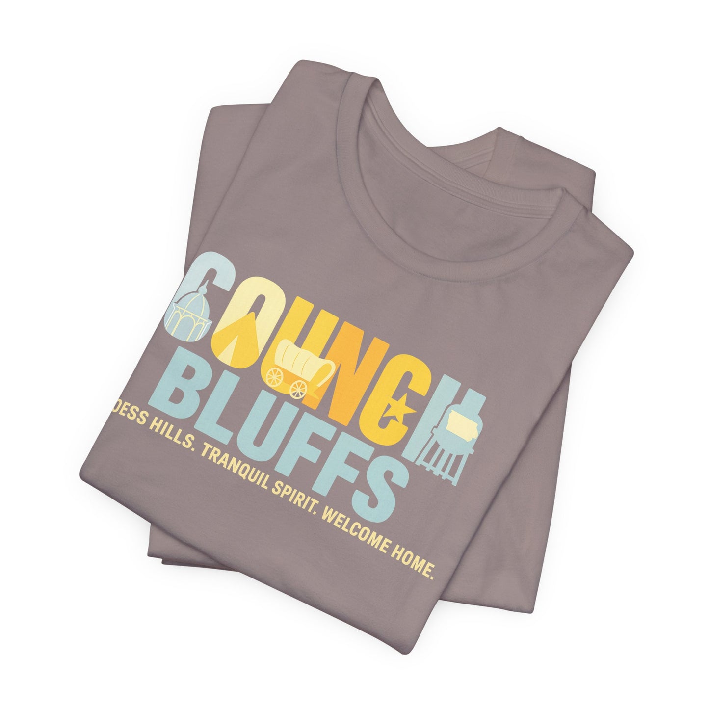 Council Bluffs T-Shirt – Loess Hills Pride & Iowa Heartland Tee | Rooted South Threads