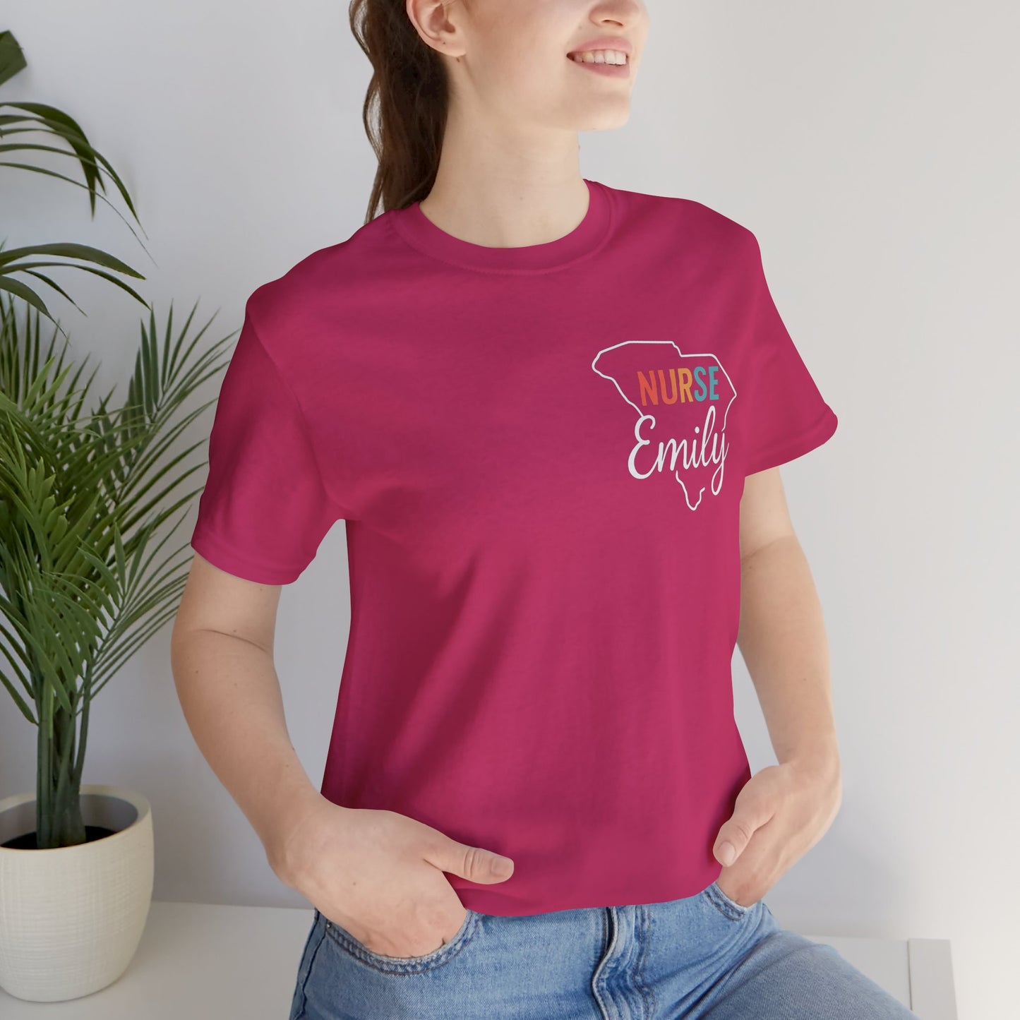 South Carolina Nurse Shirt – “NURSE Emily” State Pride Tee