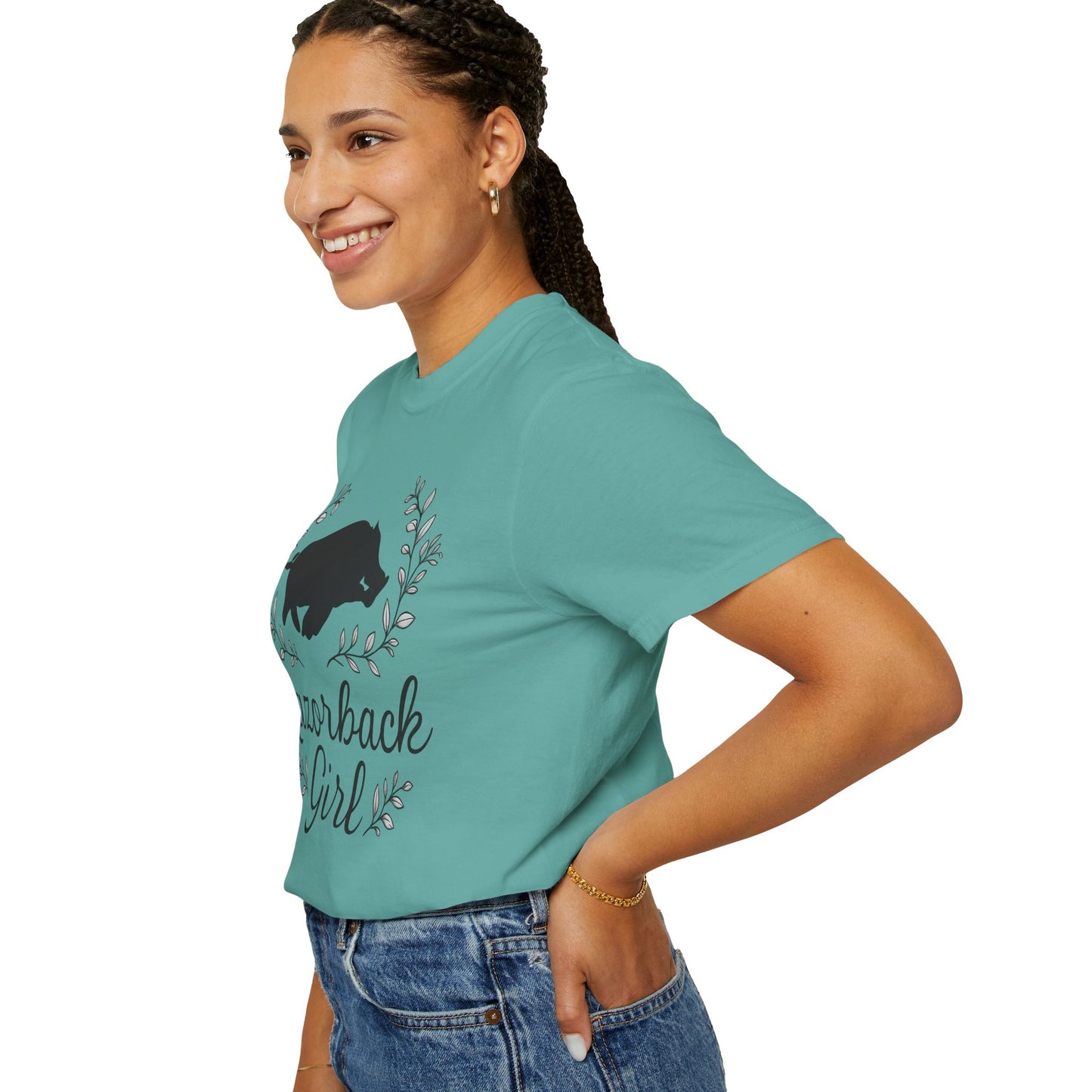 ARKANSAS Razorback Girl Tee – Arkansas Pride Meets Feminine Charm
